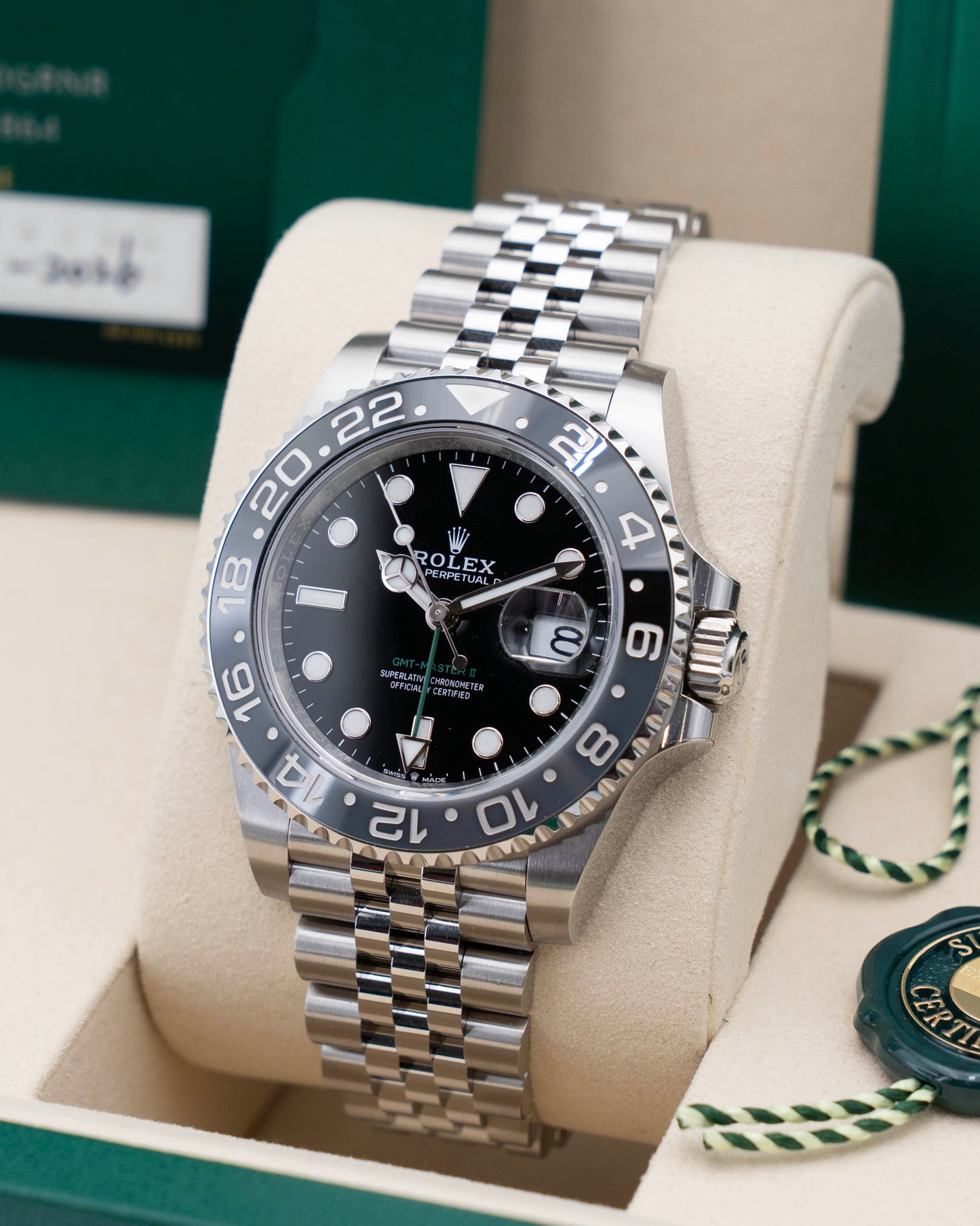 UNWORN Rolex GMT Master II 40mm 126710GRNR Bruce Wayne Jubilee 2026