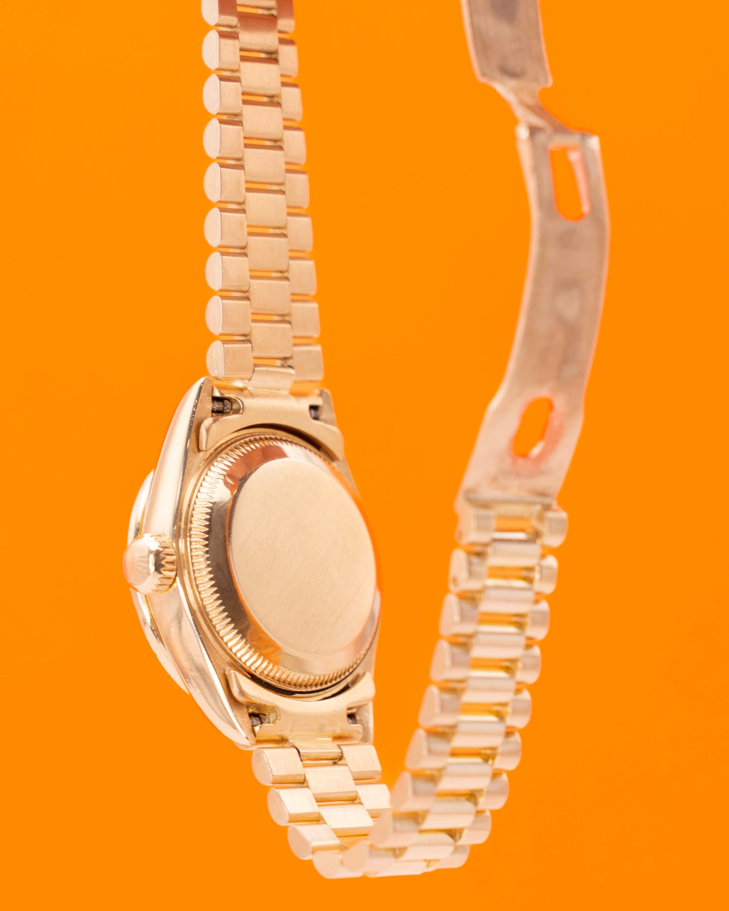 Rolex Datejust 26mm 69178 Yellow Gold Diamond Dial Diamond Bezel Presidential Bracelet