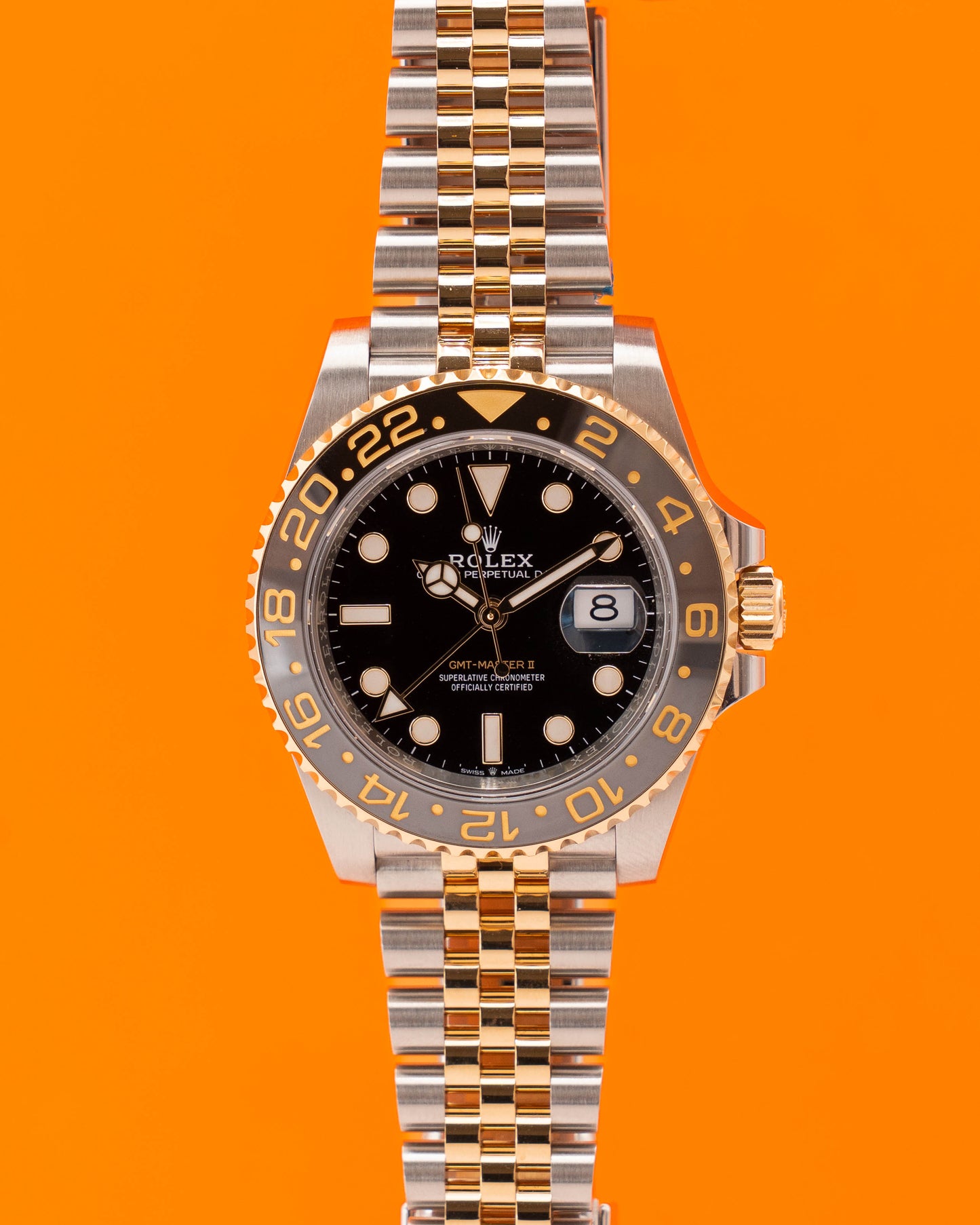 Rolex GMT Master II 40mm 126713GRNR Two Tone Yellow Gold Zombie 2025
