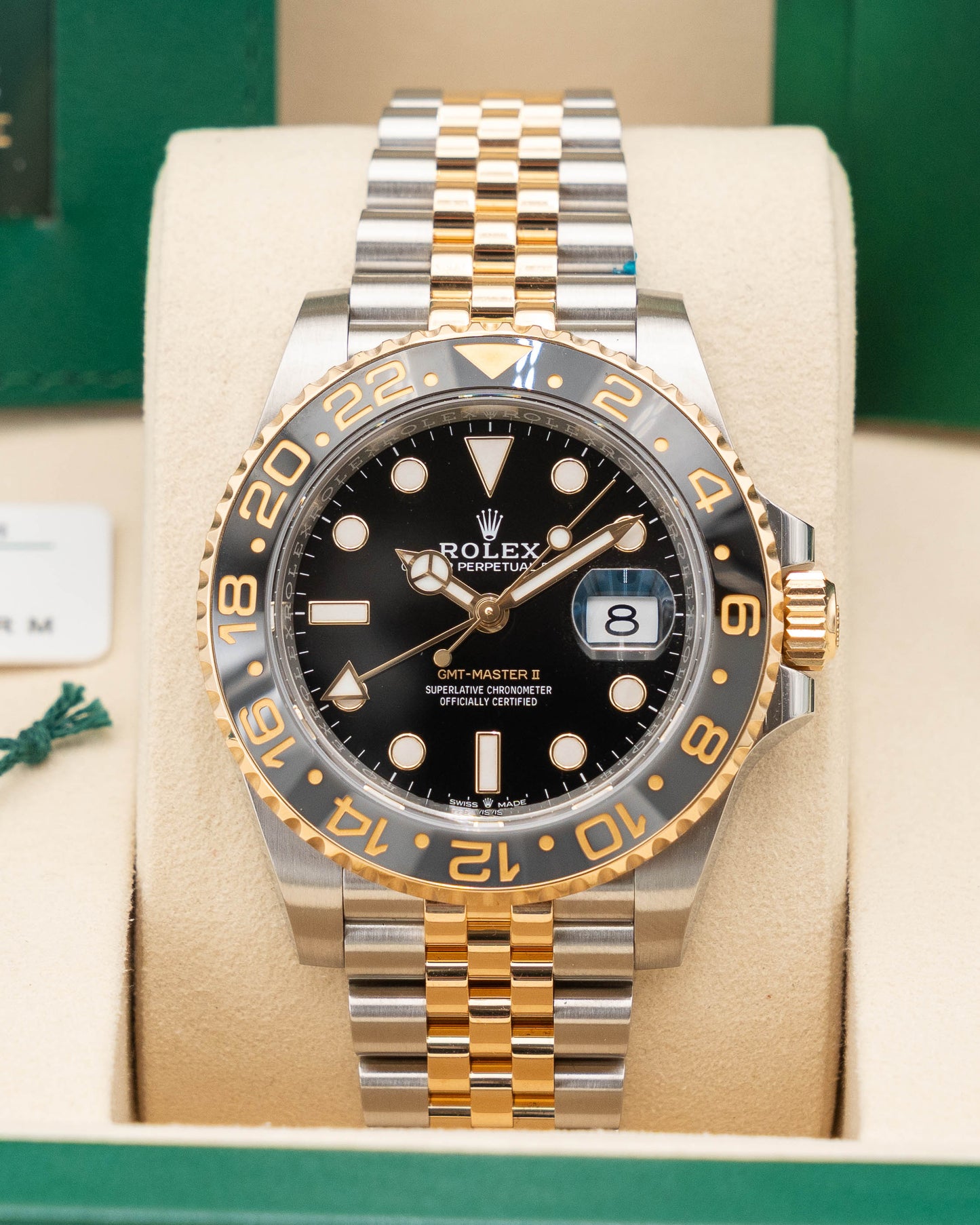 Rolex GMT Master II 40mm 126713GRNR Two Tone Yellow Gold Zombie 2025