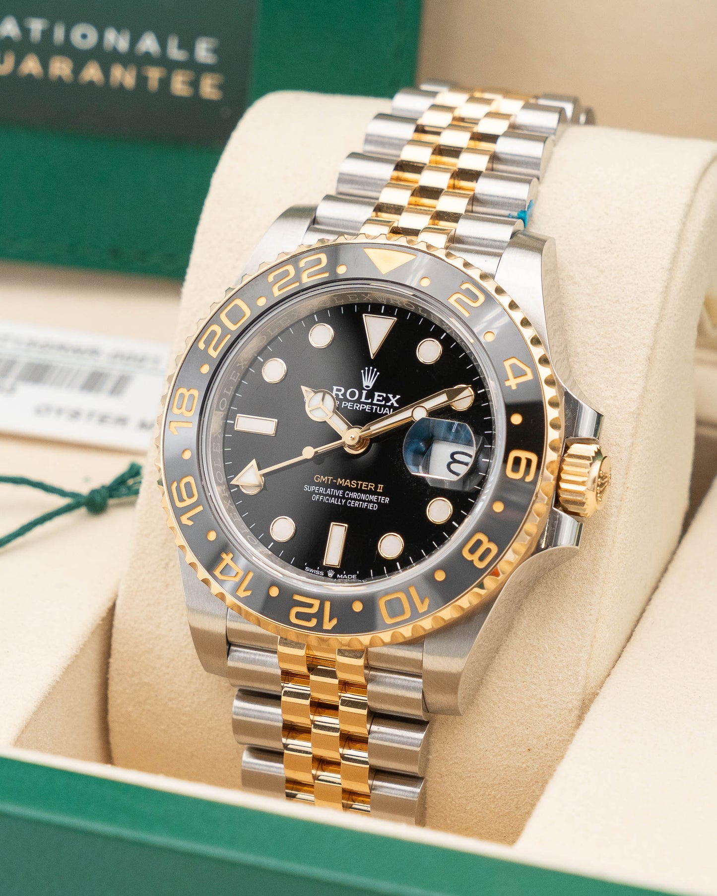 Rolex GMT Master II 40mm 126713GRNR Two Tone Yellow Gold Zombie 2025