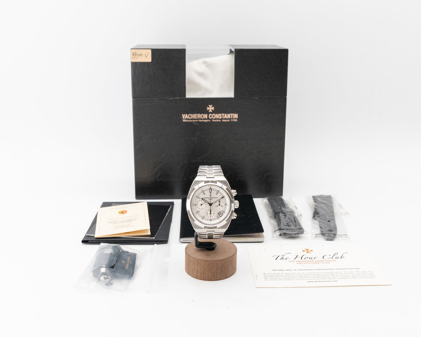 Vacheron Constantin Overseas Chronograph 42.5mm 5500V/110A-B075 Silver Dial 2019