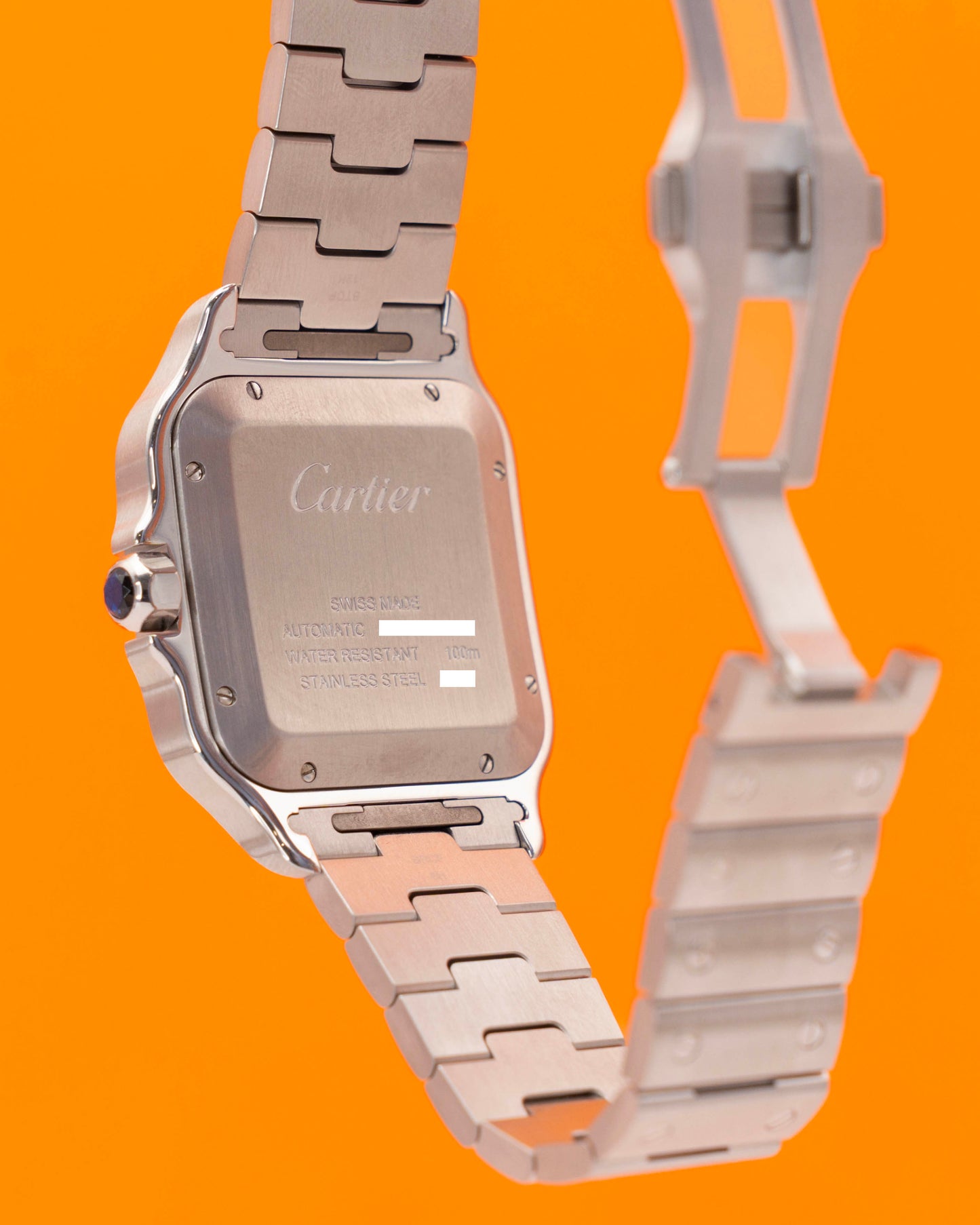 Cartier Santos Large 39.8mm WSSA0047 Blue Ceramic Bezel