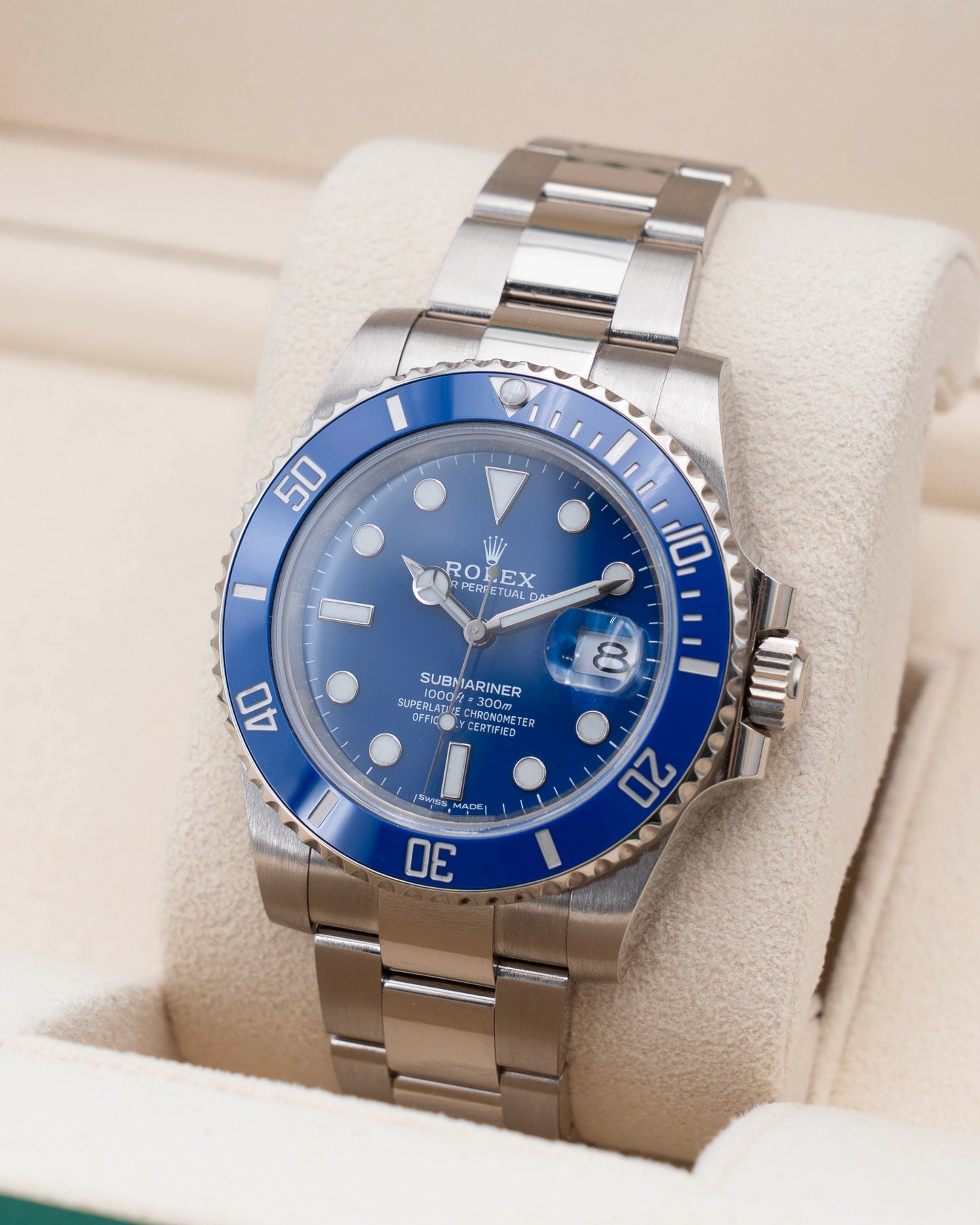 Rolex Submariner Date 40mm 116619LB Smurf 2020