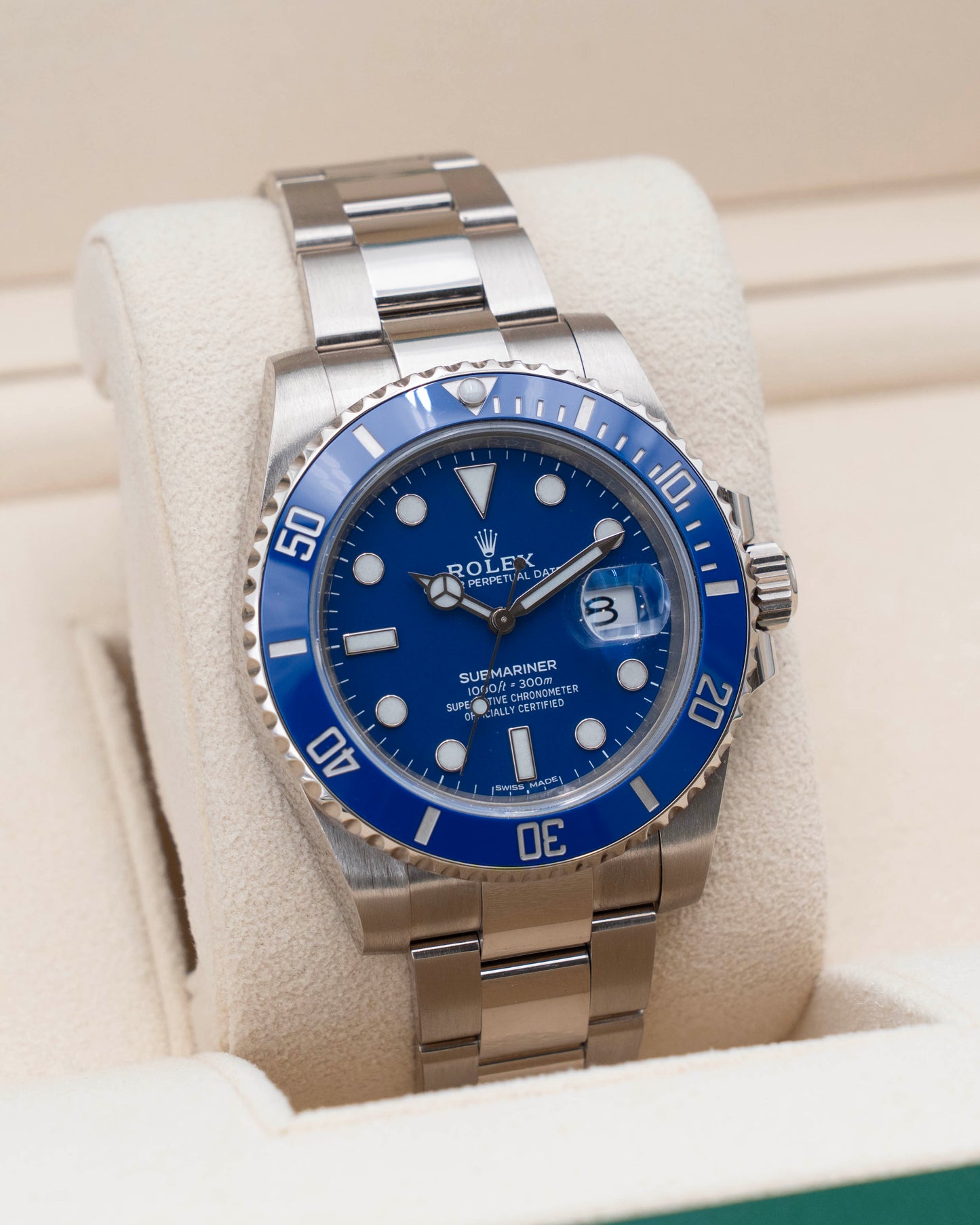 Rolex Submariner Date 40mm 116619LB Smurf 2020