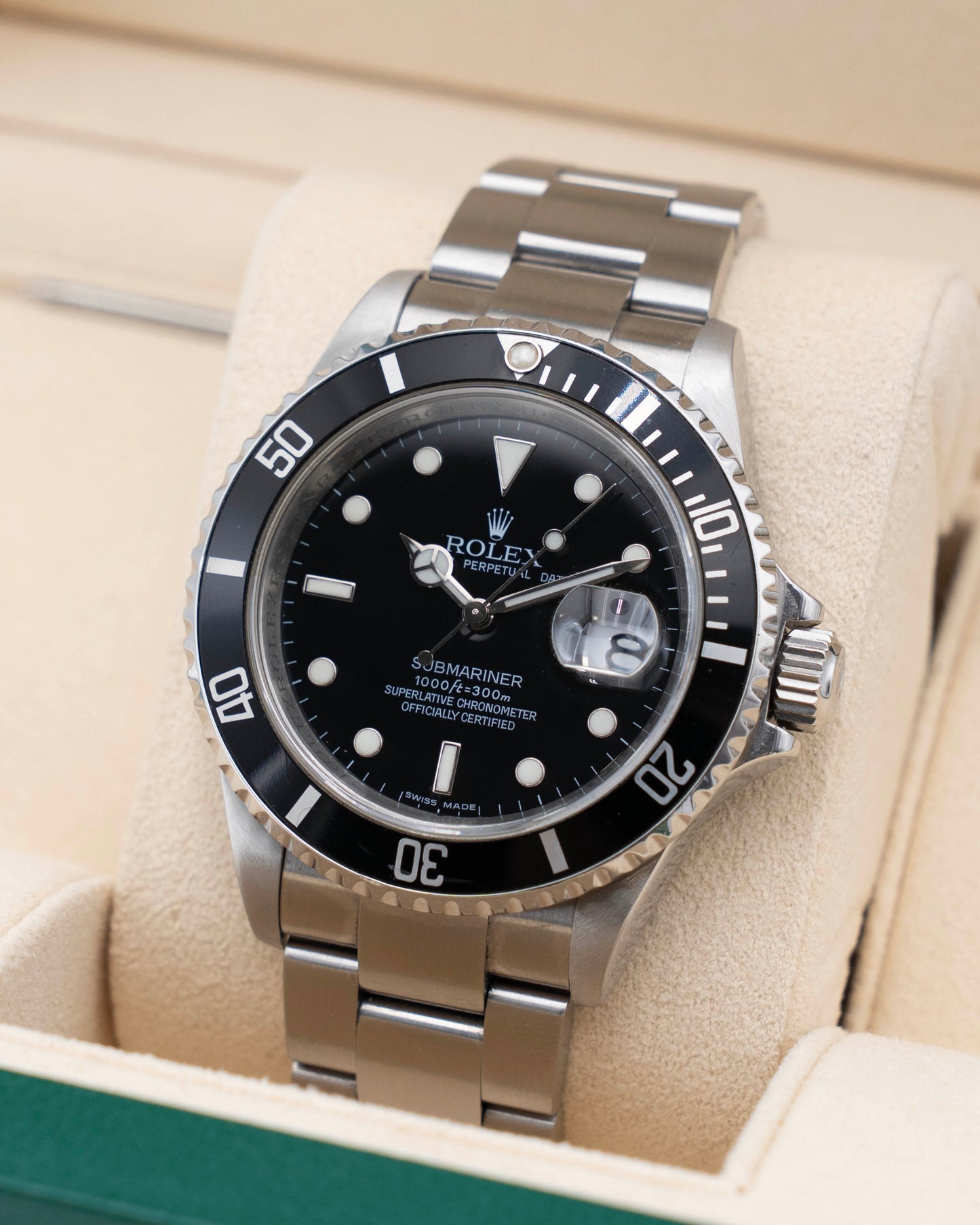 Rolex Submariner Date 40mm 16610 Black Aluminum 2009