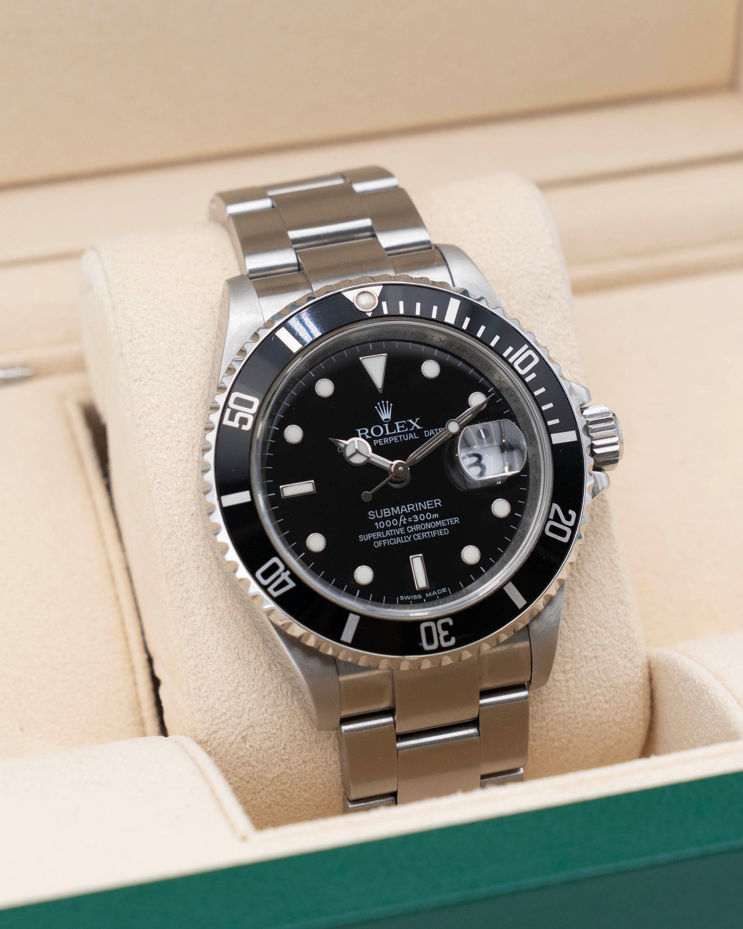 Rolex Submariner Date 40mm 16610 Black Aluminum 2009