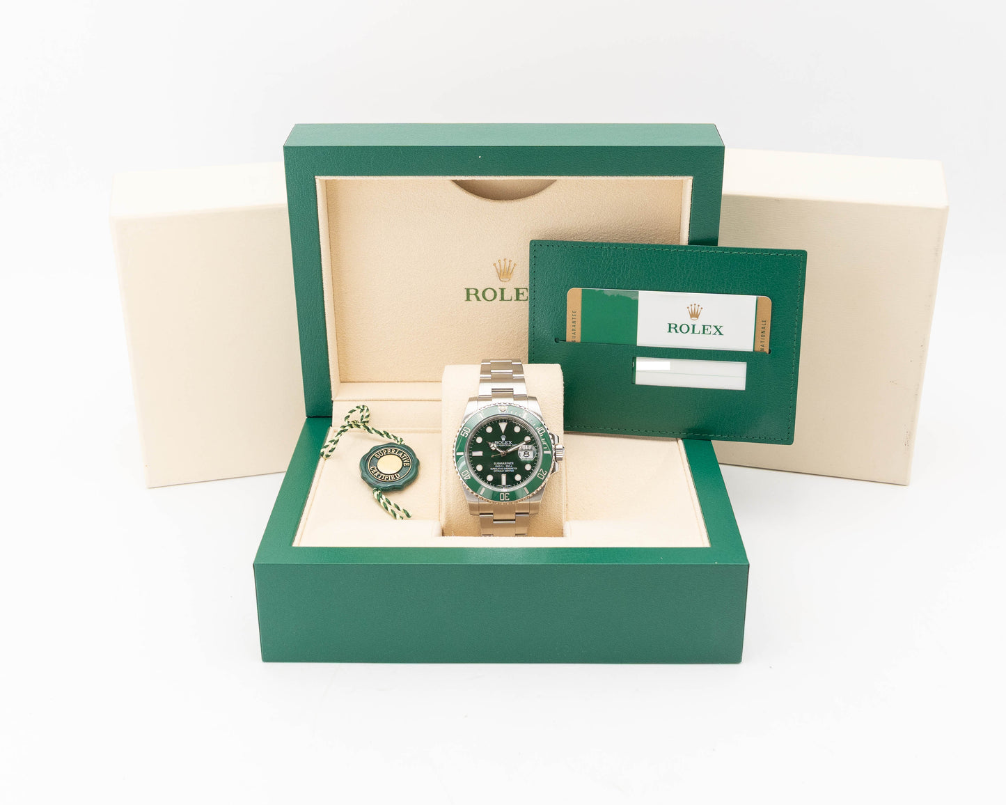 Rolex Submariner 40mm 116610LV Green Ceramic Hulk 2016