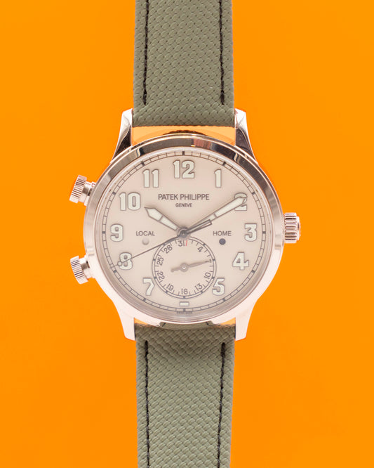 Patek Philippe 5524G Pilot Travel time Cream Dial / Green 2025