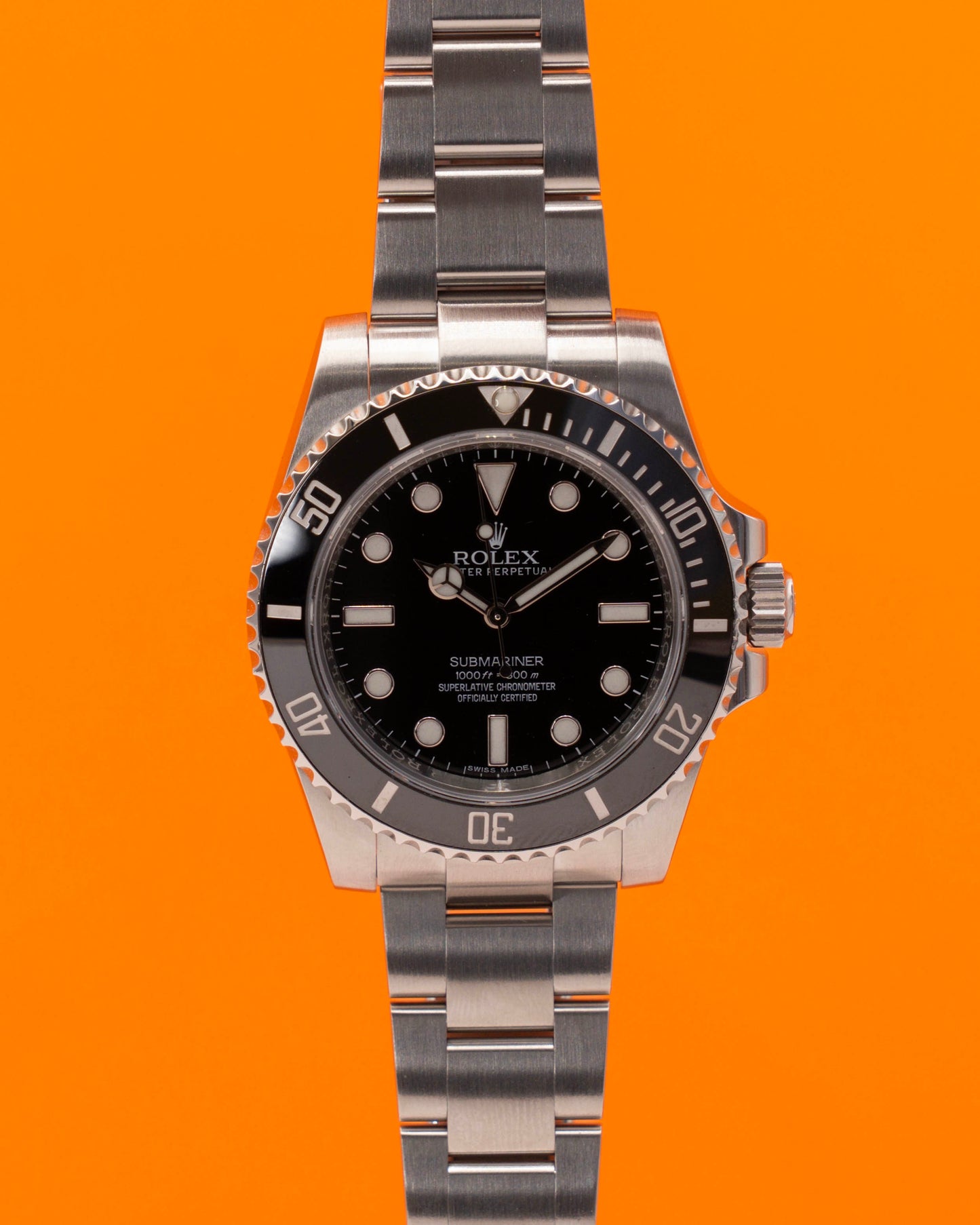 Rolex Submariner 114060 40mm No-Date Black ceramic 2019