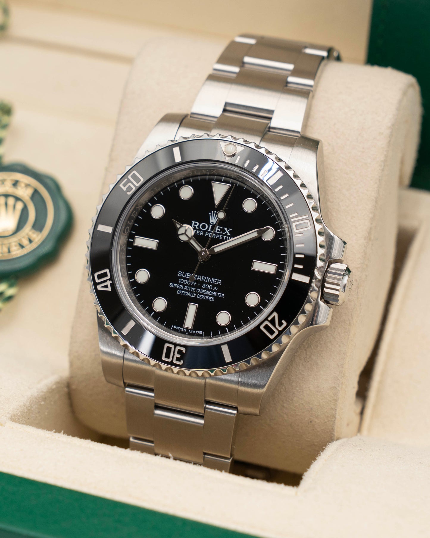 Rolex Submariner 114060 40mm No-Date Black ceramic 2019