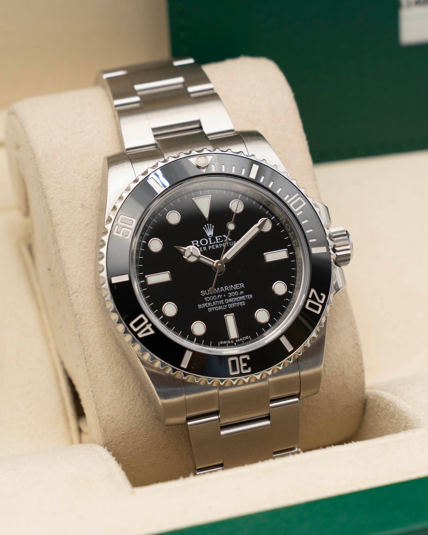 Rolex Submariner 114060 40mm No-Date Black ceramic 2019