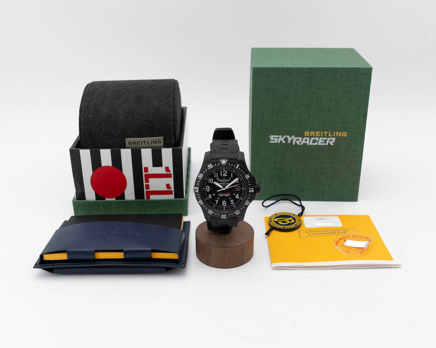 Breitling Colt Skyracer 45mm X74320 Black Titaplast Quartz