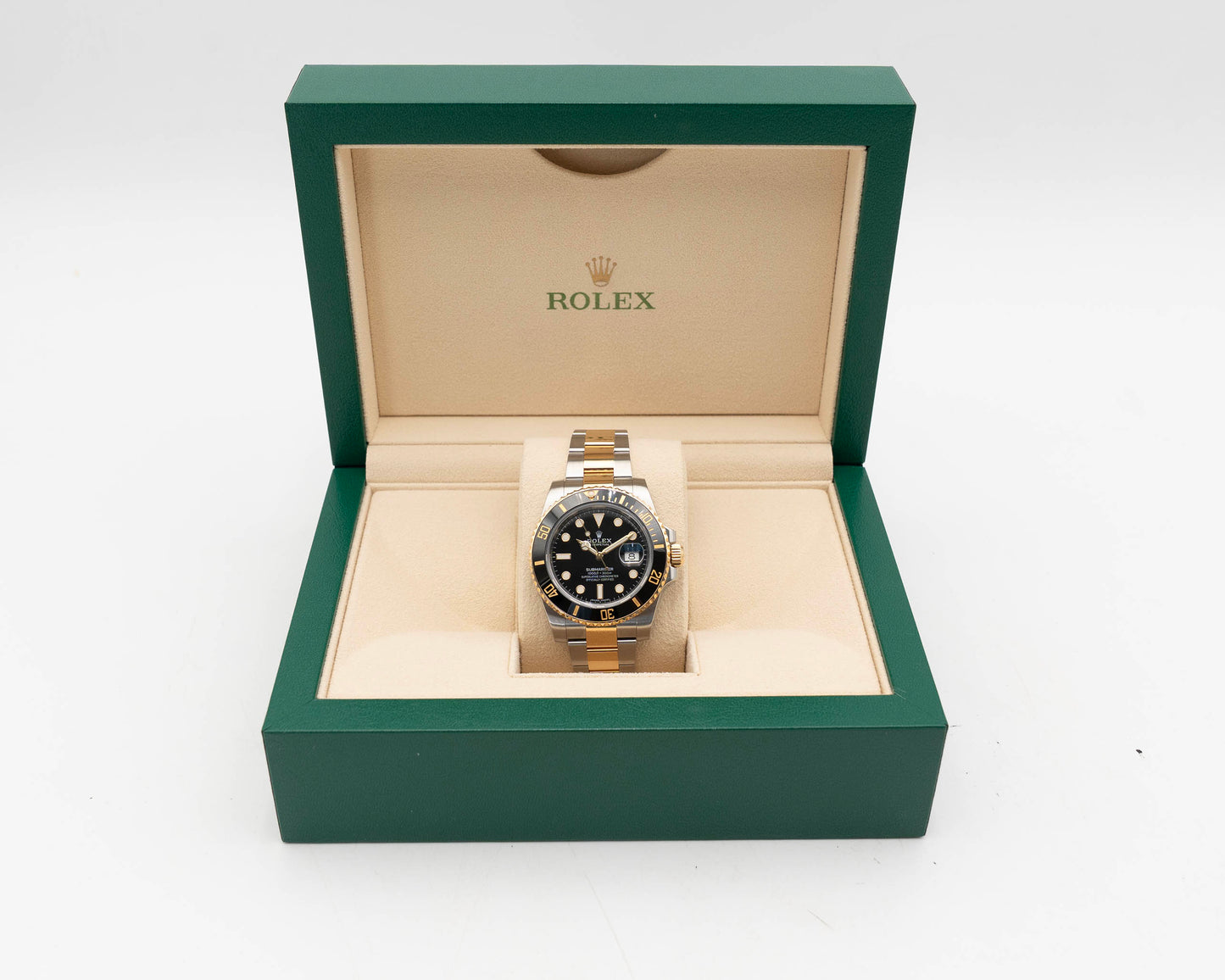 Rolex Submariner Date 40mm 116613LN Black Two Tone Yellow Gold
