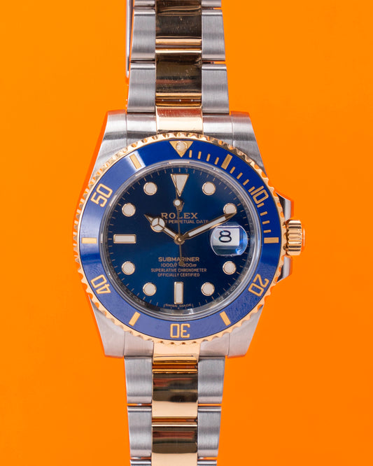 Rolex Submariner Date 40mm 116613LB Bluesy Two Tone Yellow Gold 2018