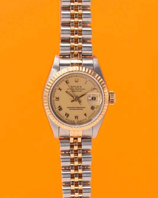 Rolex Datejust 26mm 69173 Two tone 18k Gold with papers 1995