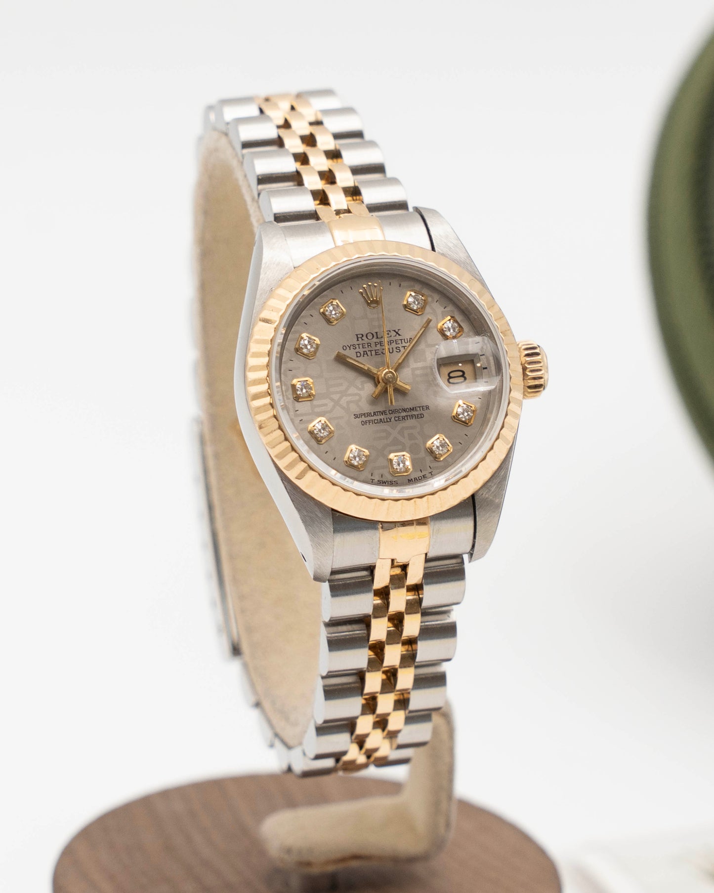 Rolex Datejust 26mm 69173 Two tone Gold Diamond dial X serial (1991)