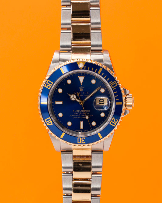 2026 CPO Rolex Submariner Date 40mm 16613LB Bluesy Aluminum Holes Case