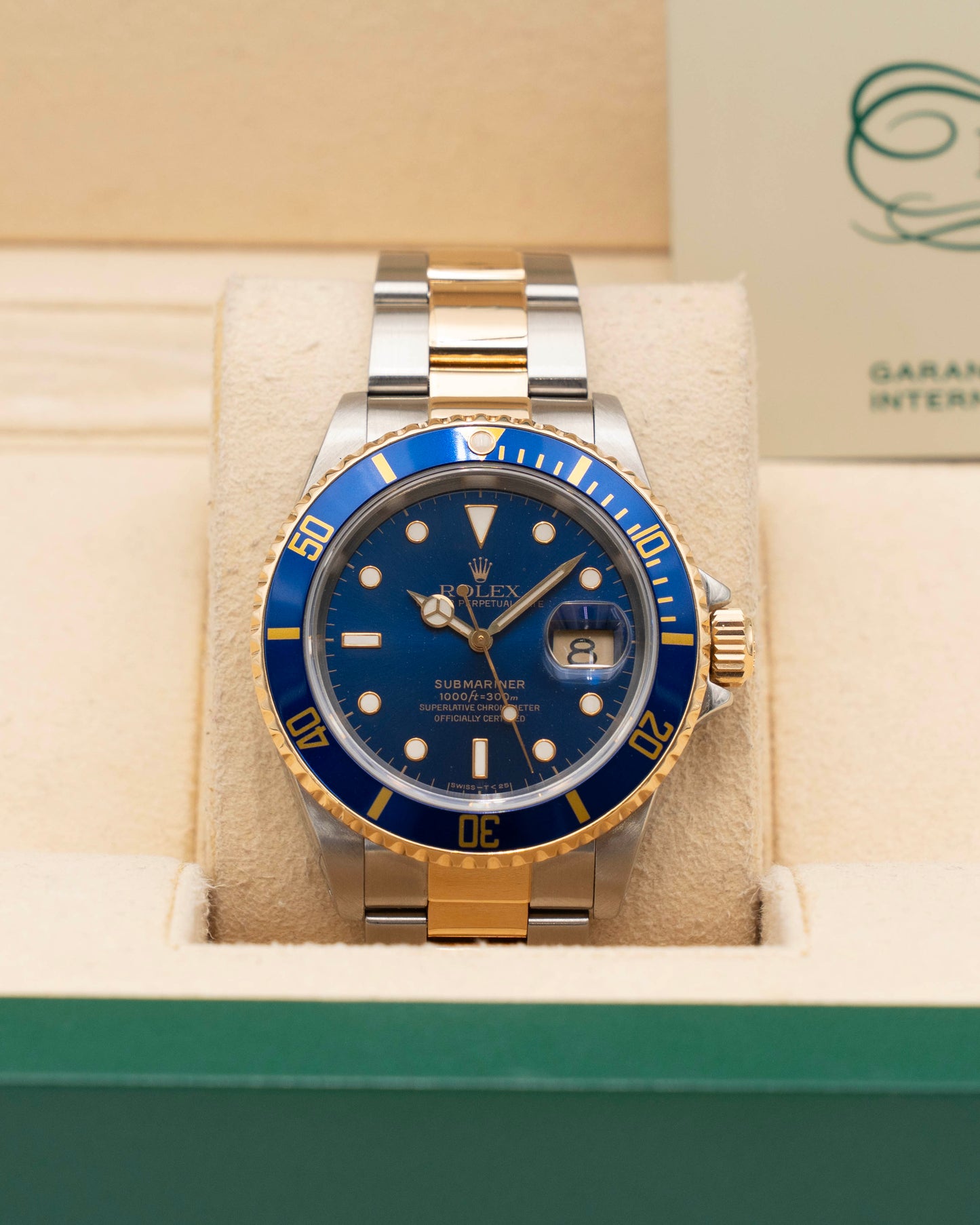2026 CPO Rolex Submariner Date 40mm 16613LB Bluesy Aluminum Holes Case
