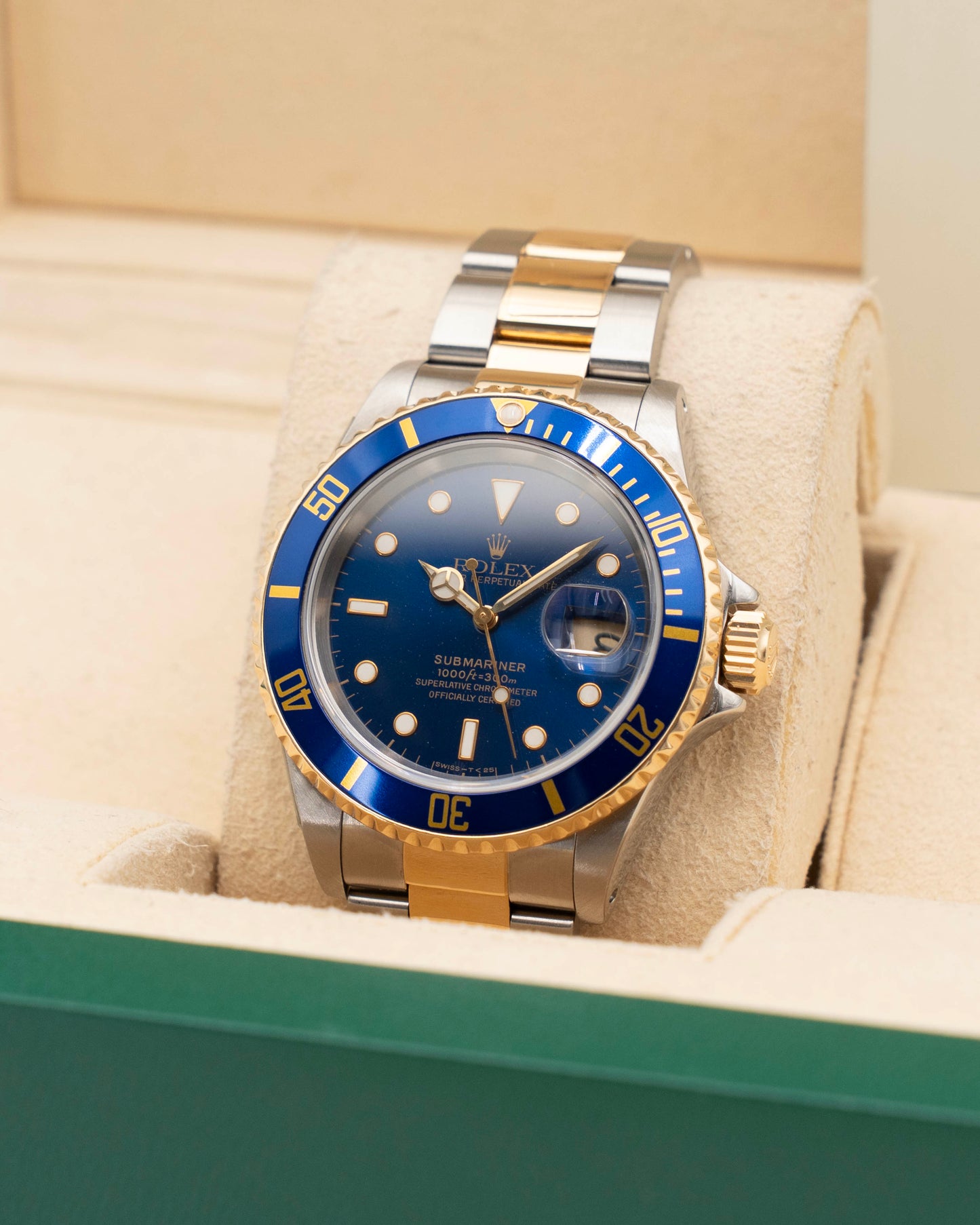 2026 CPO Rolex Submariner Date 40mm 16613LB Bluesy Aluminum Holes Case