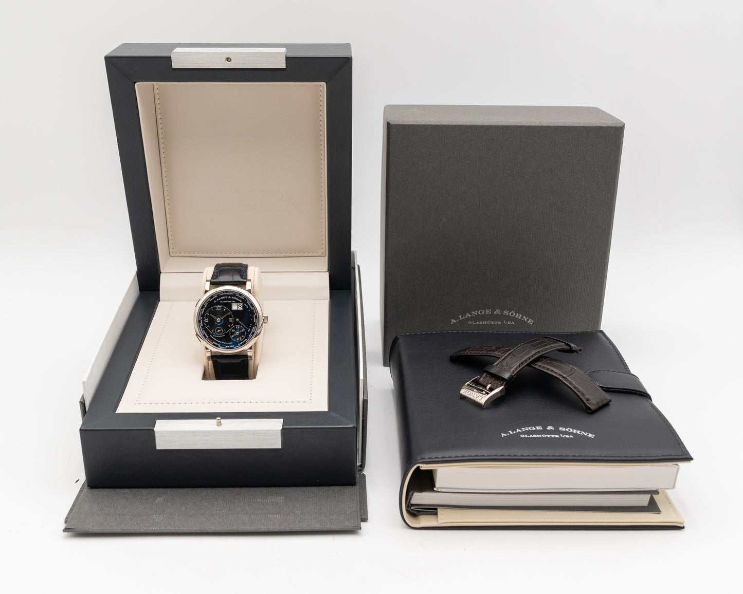 A. Lange & Söhne Lange 1 Time Zone 41.9mm 136.029 White Gold World Timer 2023