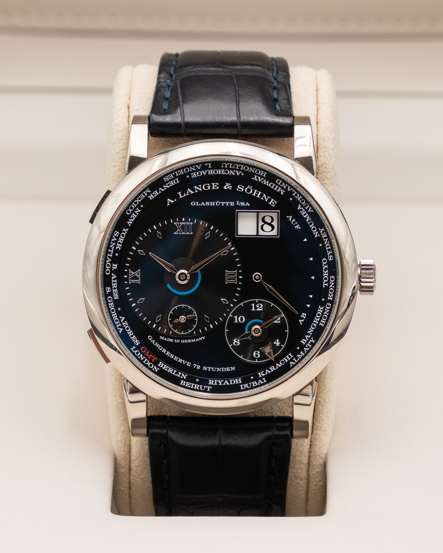 A. Lange & Söhne Lange 1 Time Zone 41.9mm 136.029 White Gold World Timer 2023