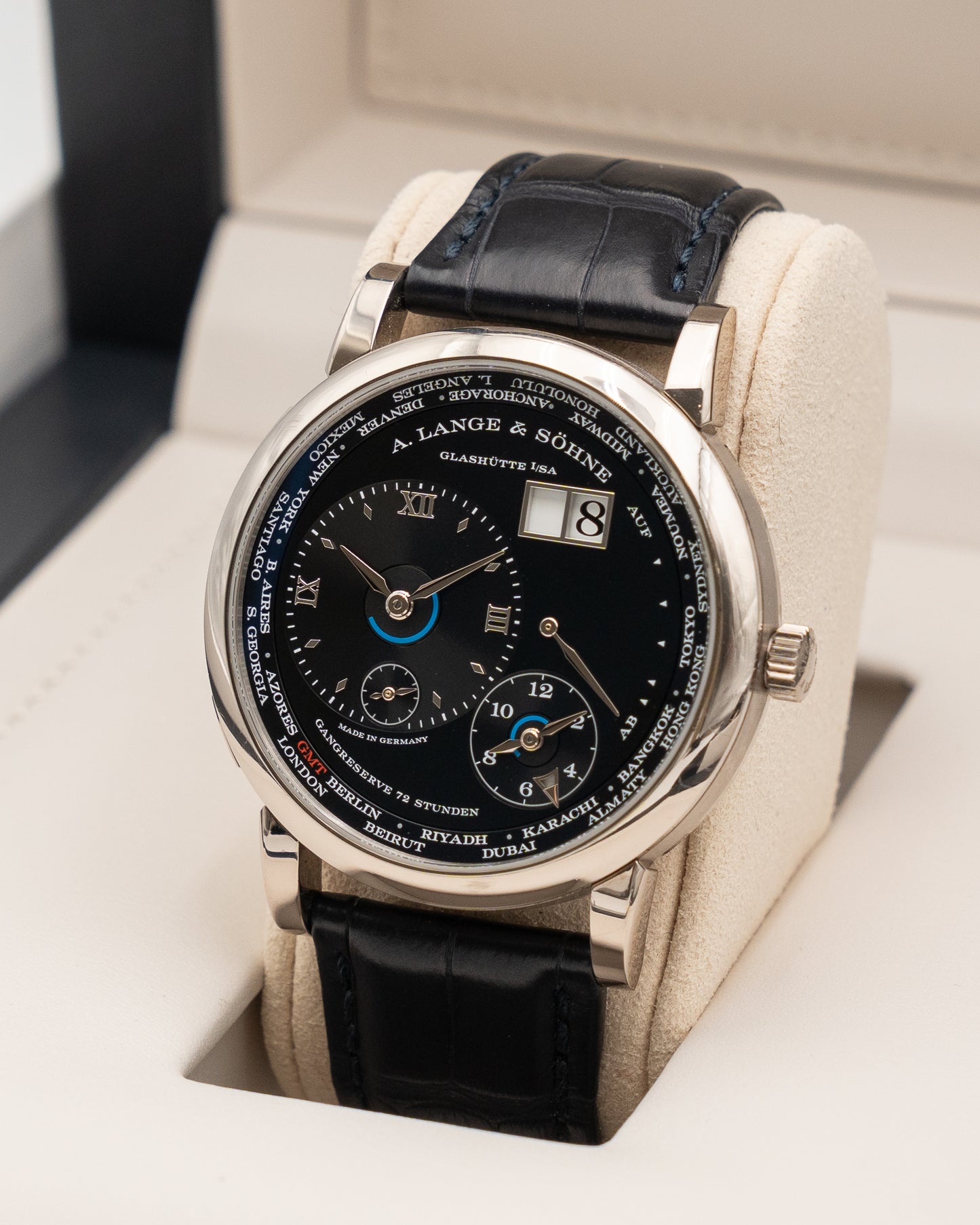 A. Lange & Söhne Lange 1 Time Zone 41.9mm 136.029 White Gold World Timer 2023