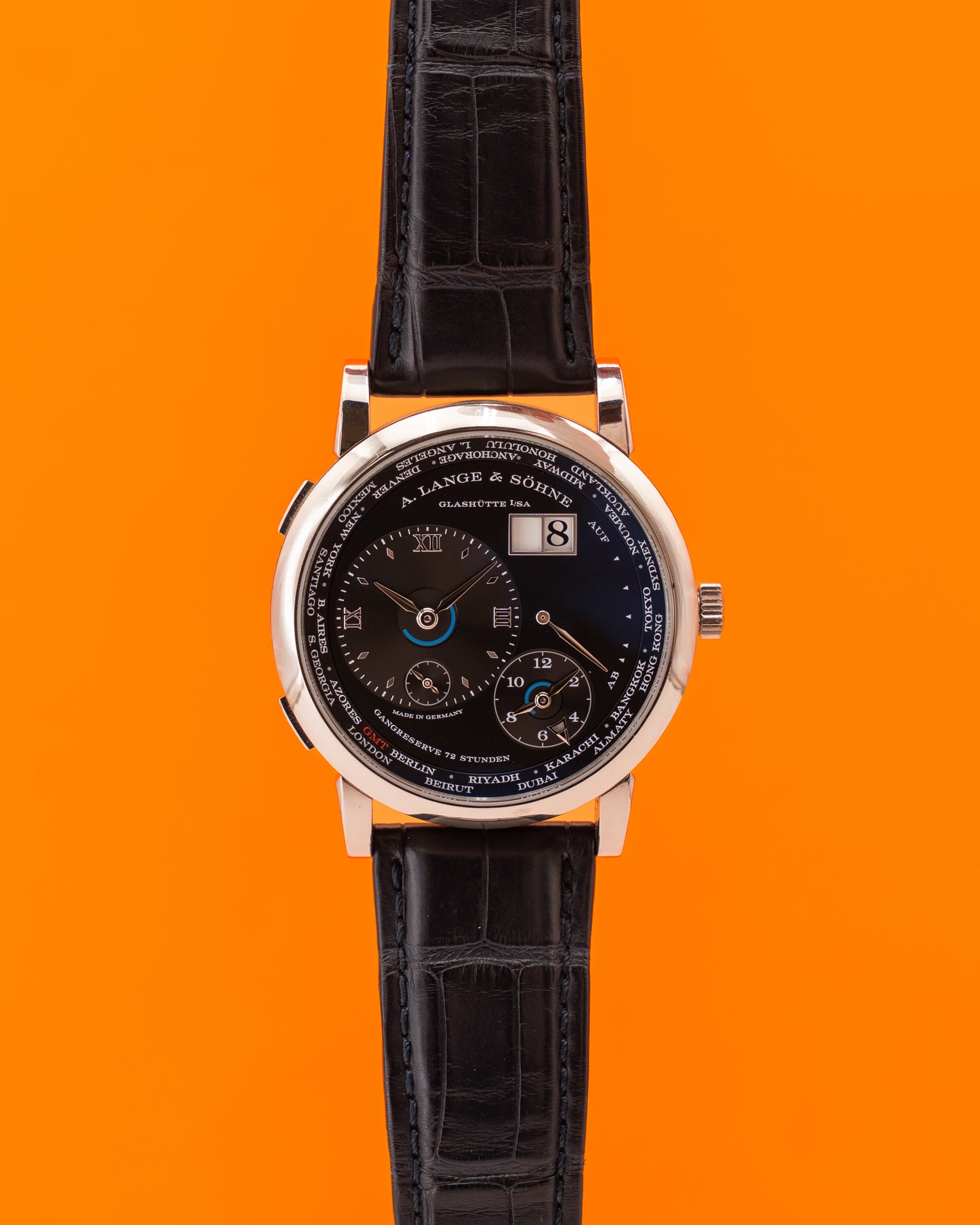 A. Lange & Söhne Lange 1 Time Zone 41.9mm 136.029 White Gold World Timer 2023