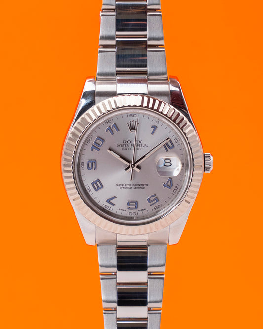 Rolex Datejust II 41mm 116334 Lavender Arabic Dial 2010