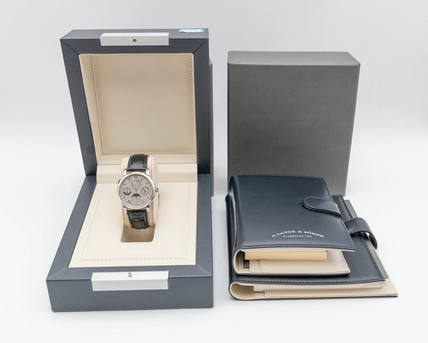 A. Lange & Söhne Langematik Perpetual 38.5mm 310.025E Platinum Rhodium Dial