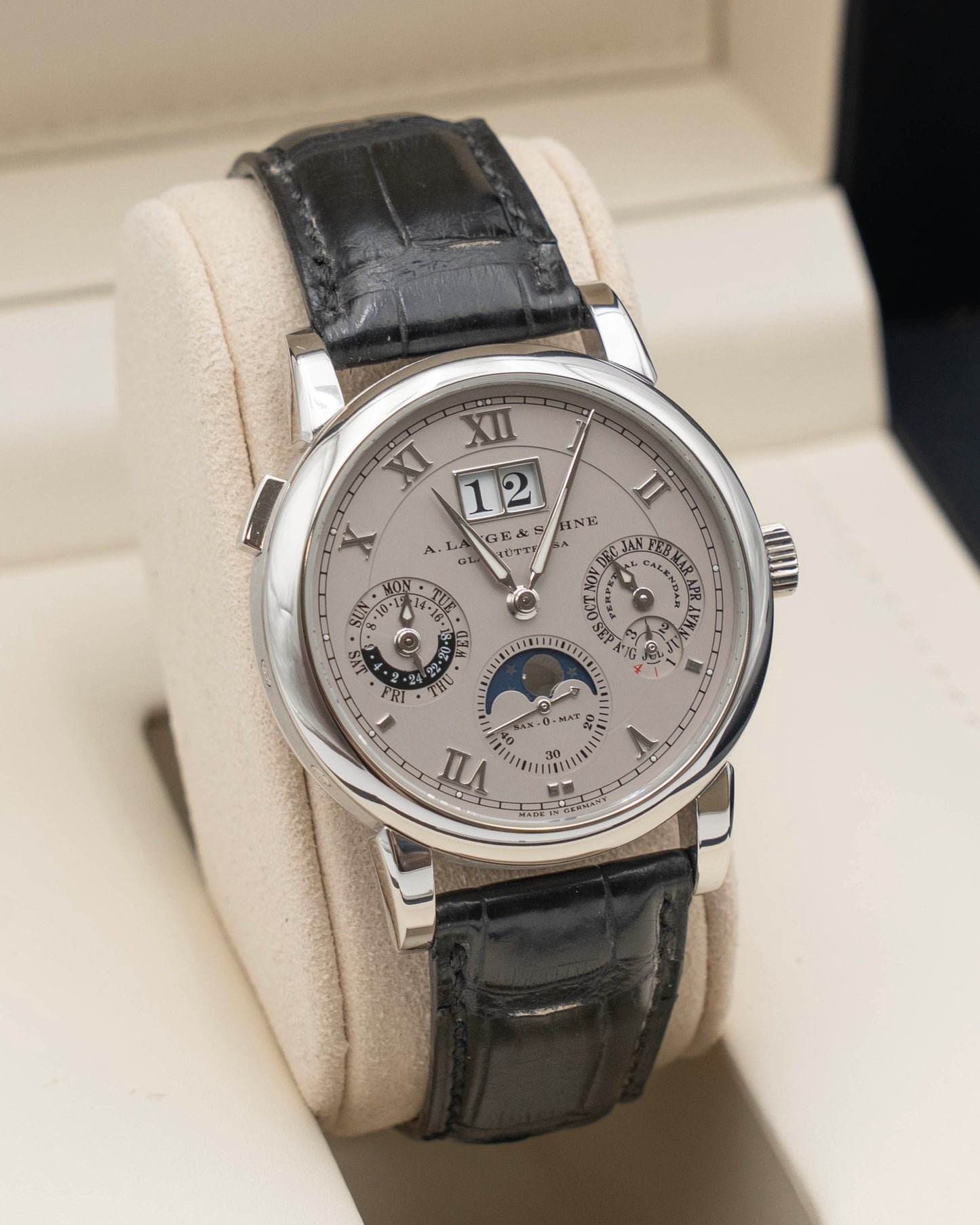 A. Lange & Söhne Langematik Perpetual 38.5mm 310.025E Platinum Rhodium Dial