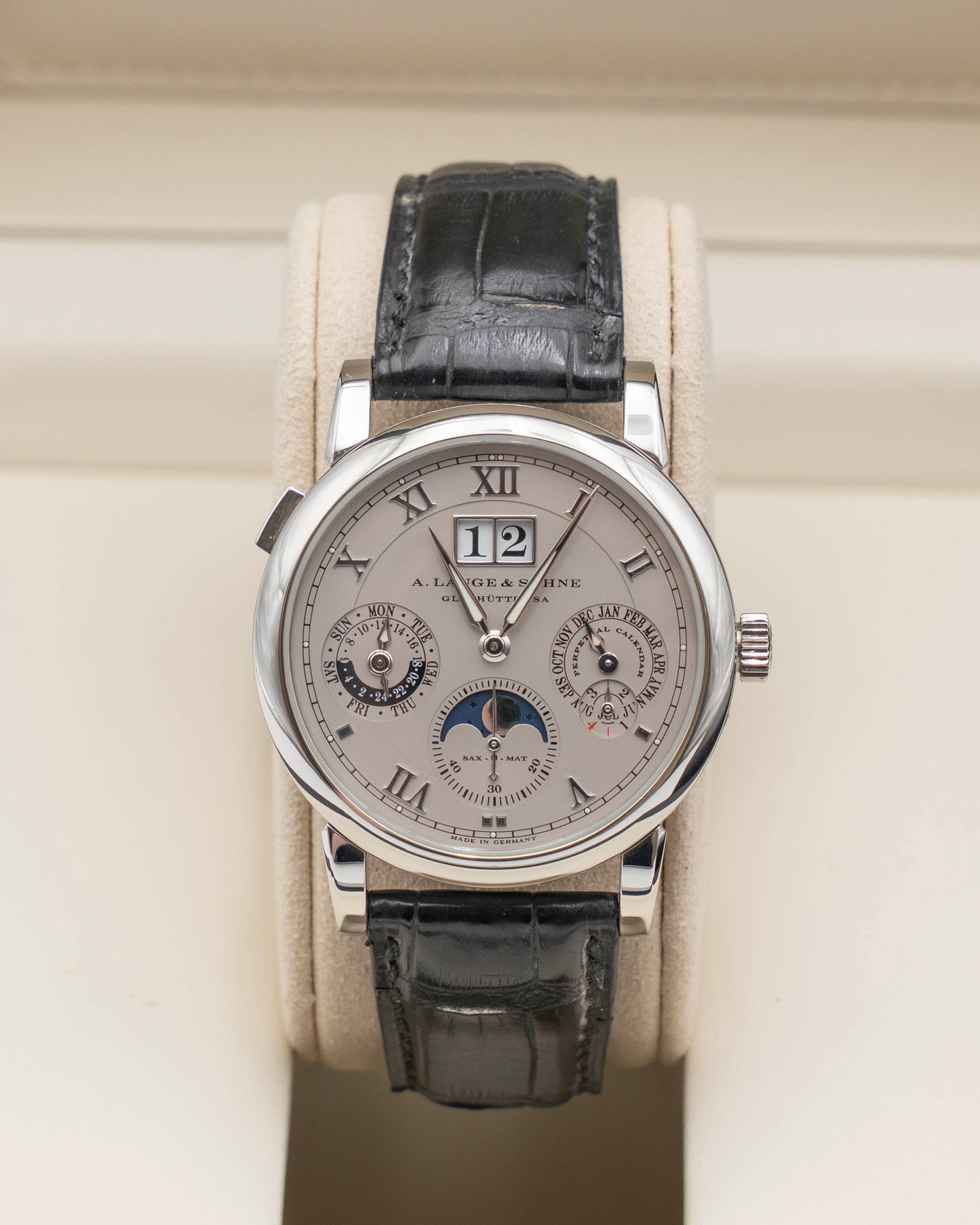 A. Lange & Söhne Langematik Perpetual 38.5mm 310.025E Platinum Rhodium Dial