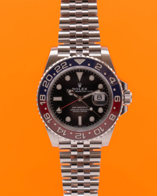 Rolex GMT Master II 40mm 126710BLRO Pepsi on Jubilee 2020 (126710BLRO)