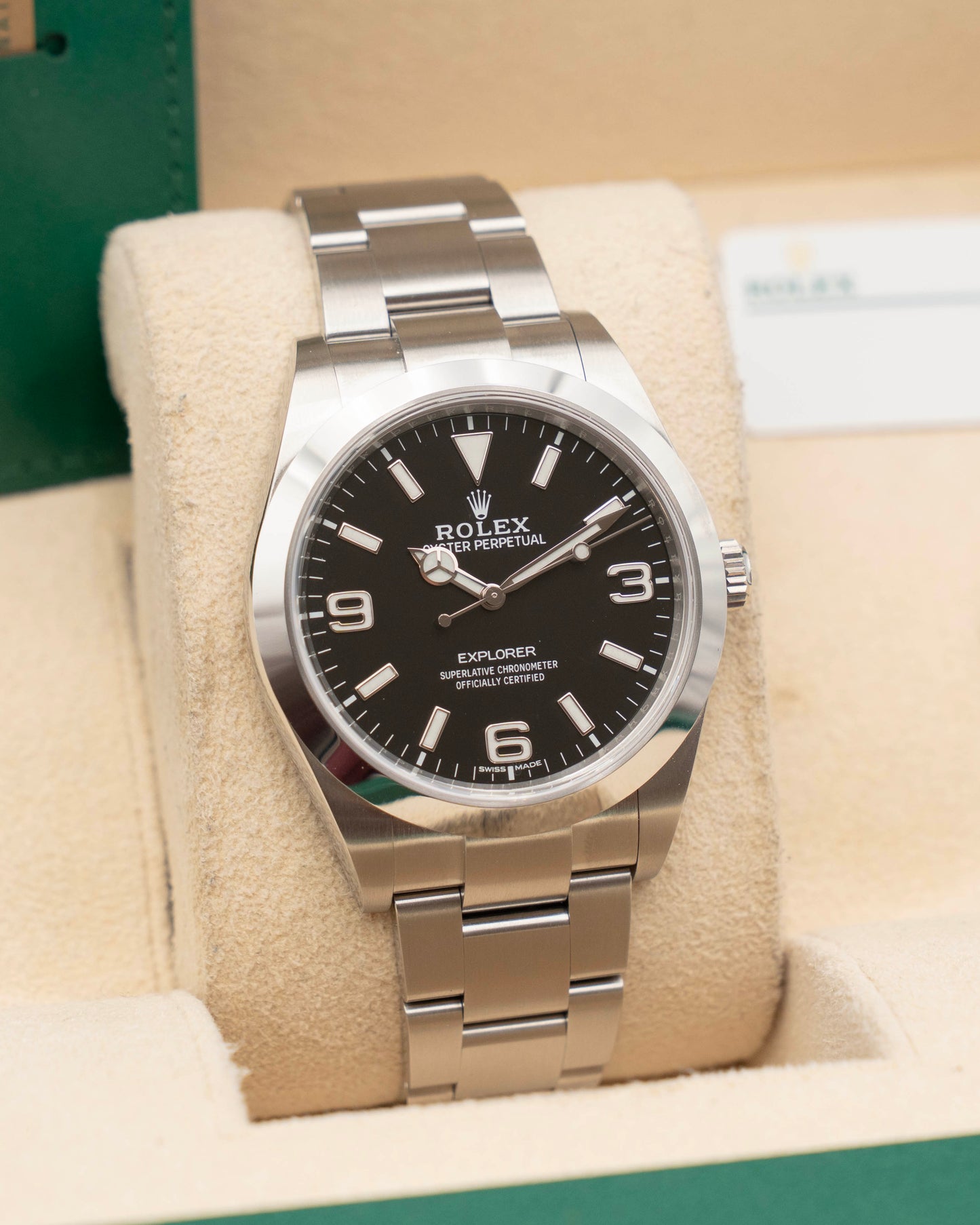 Rolex Explorer 39mm 214270 Black 2019