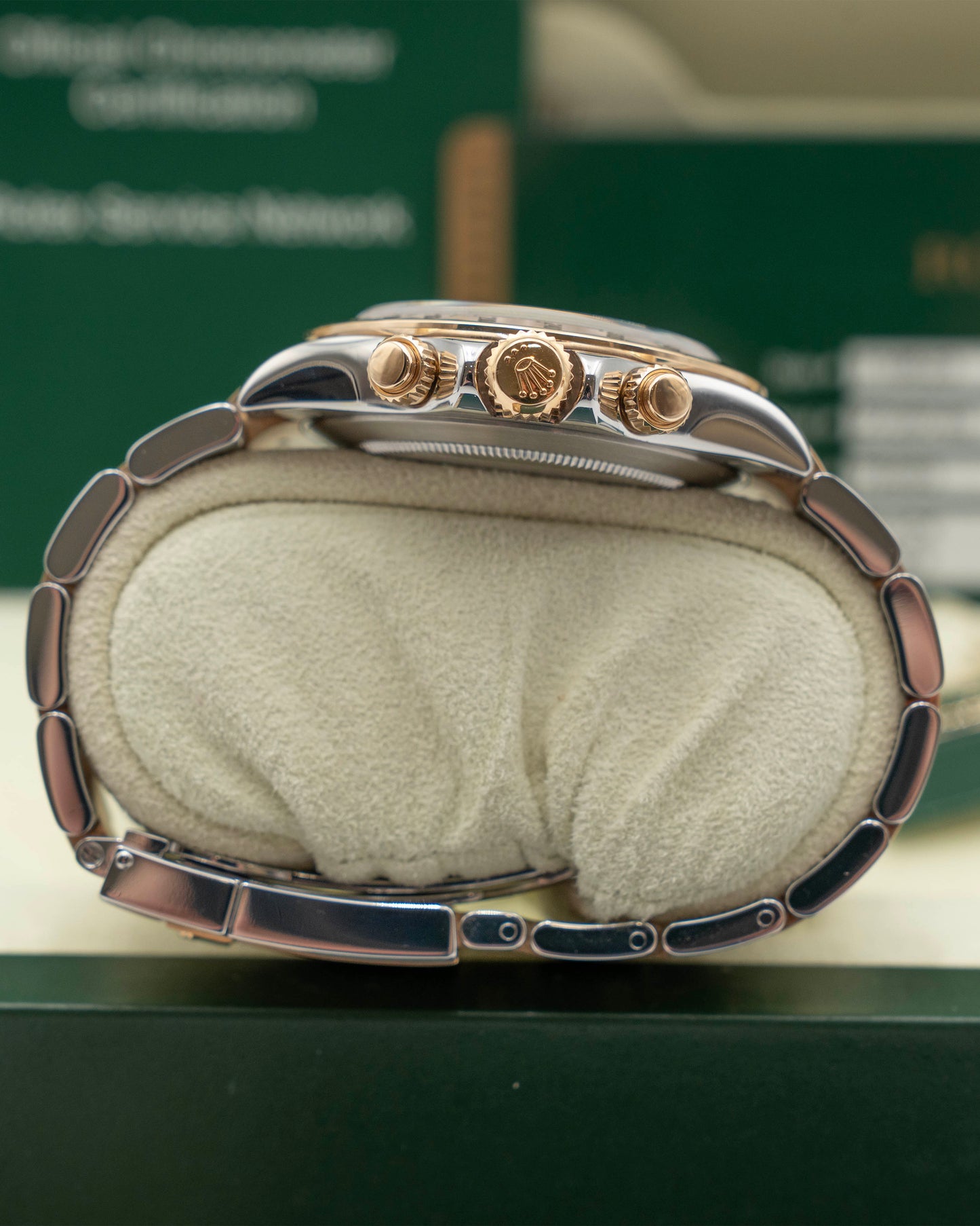 Rolex Daytona 40MM 116523 bks Two Tone Black Dial 2008