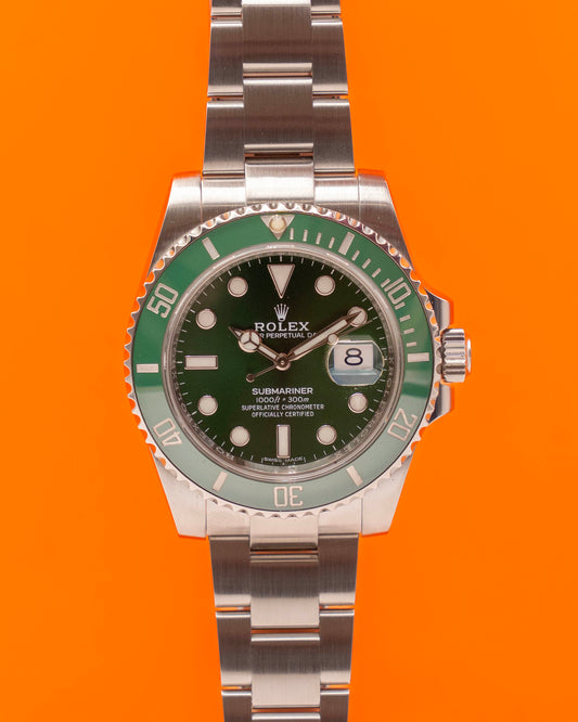 Rolex Submariner 40mm 116610LV Hulk Green Ceramic 2017