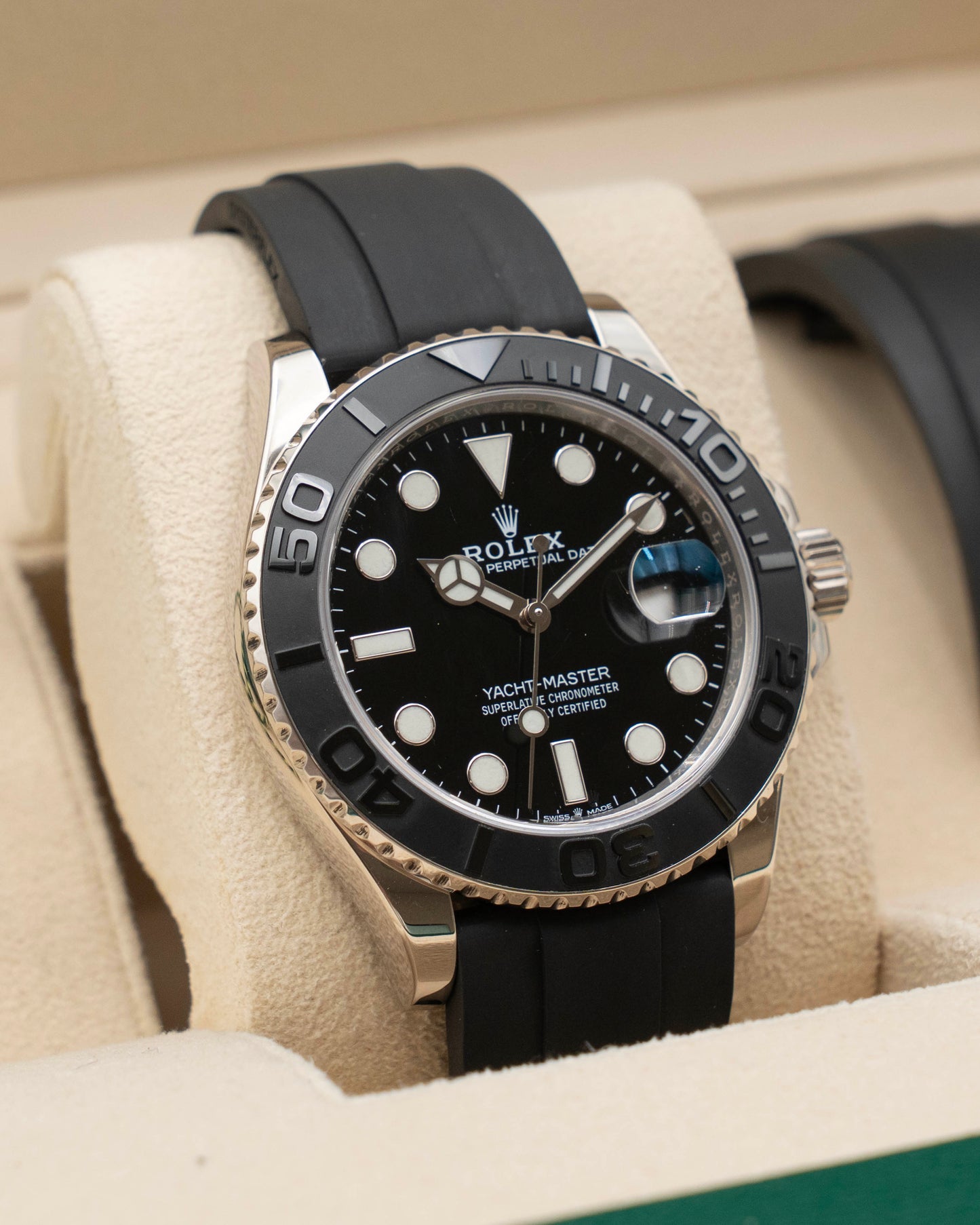 Rolex Yachtmaster 42mm 226659 White Gold on Oysterflex (226659-0004)