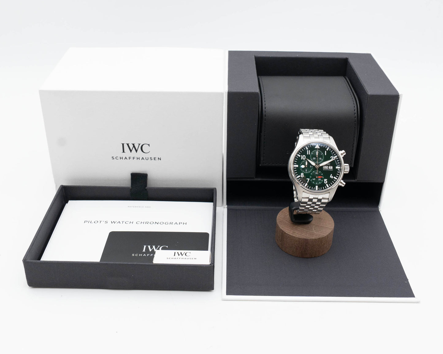 IWC Pilot 43mm IW378006 Green Chronograph 2024