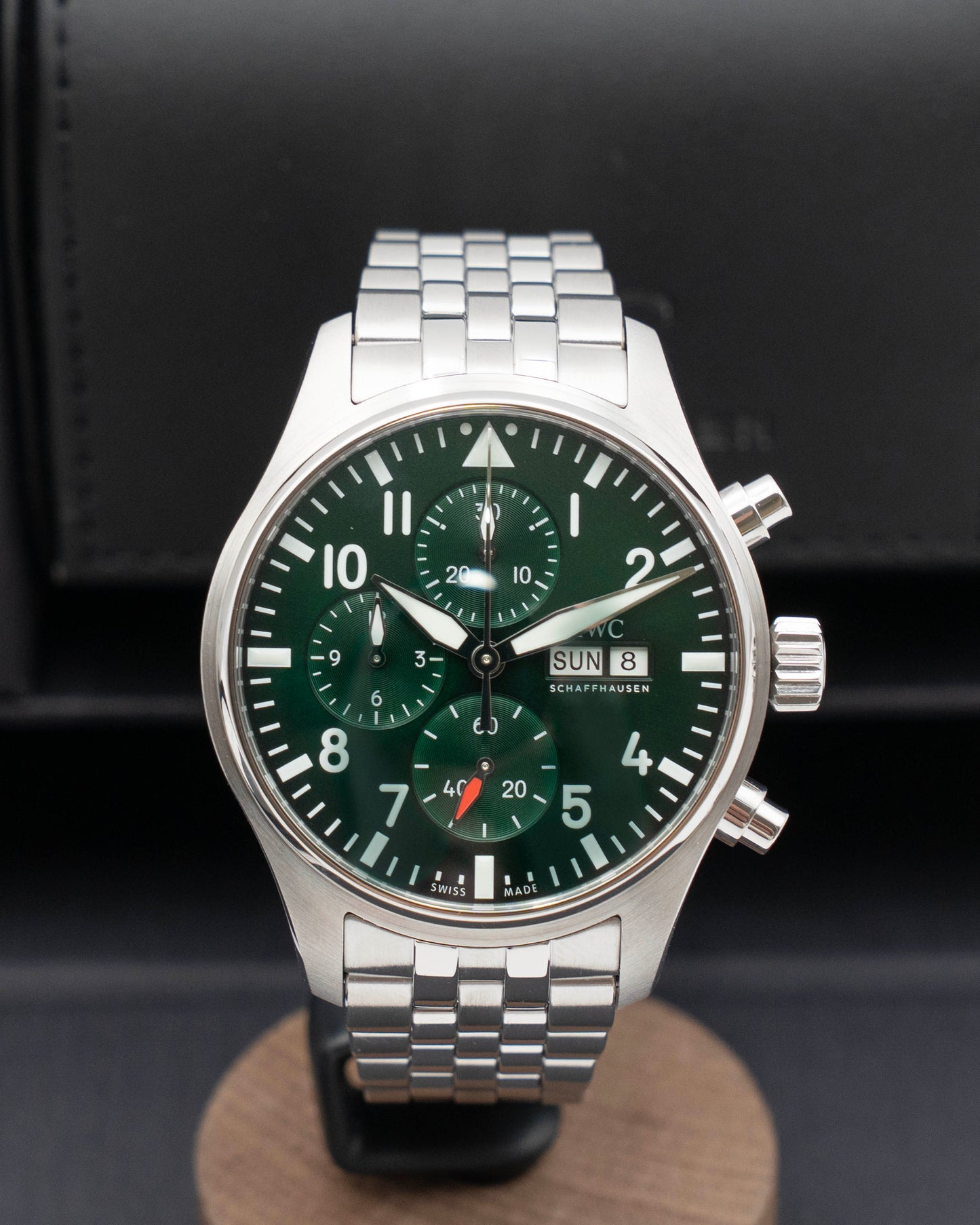IWC Pilot 43mm IW378006 Green Chronograph 2024