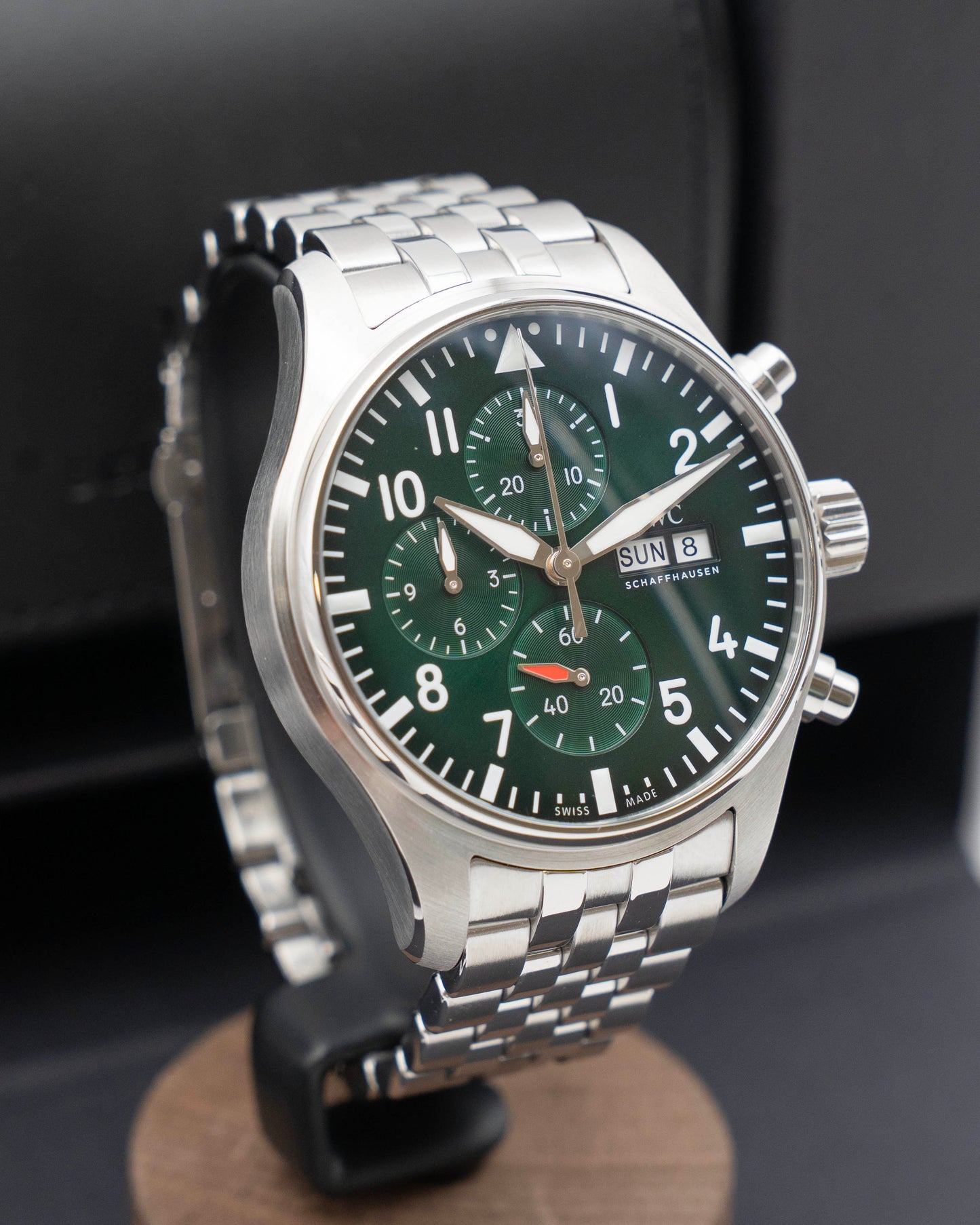 IWC Pilot 43mm IW378006 Green Chronograph 2024