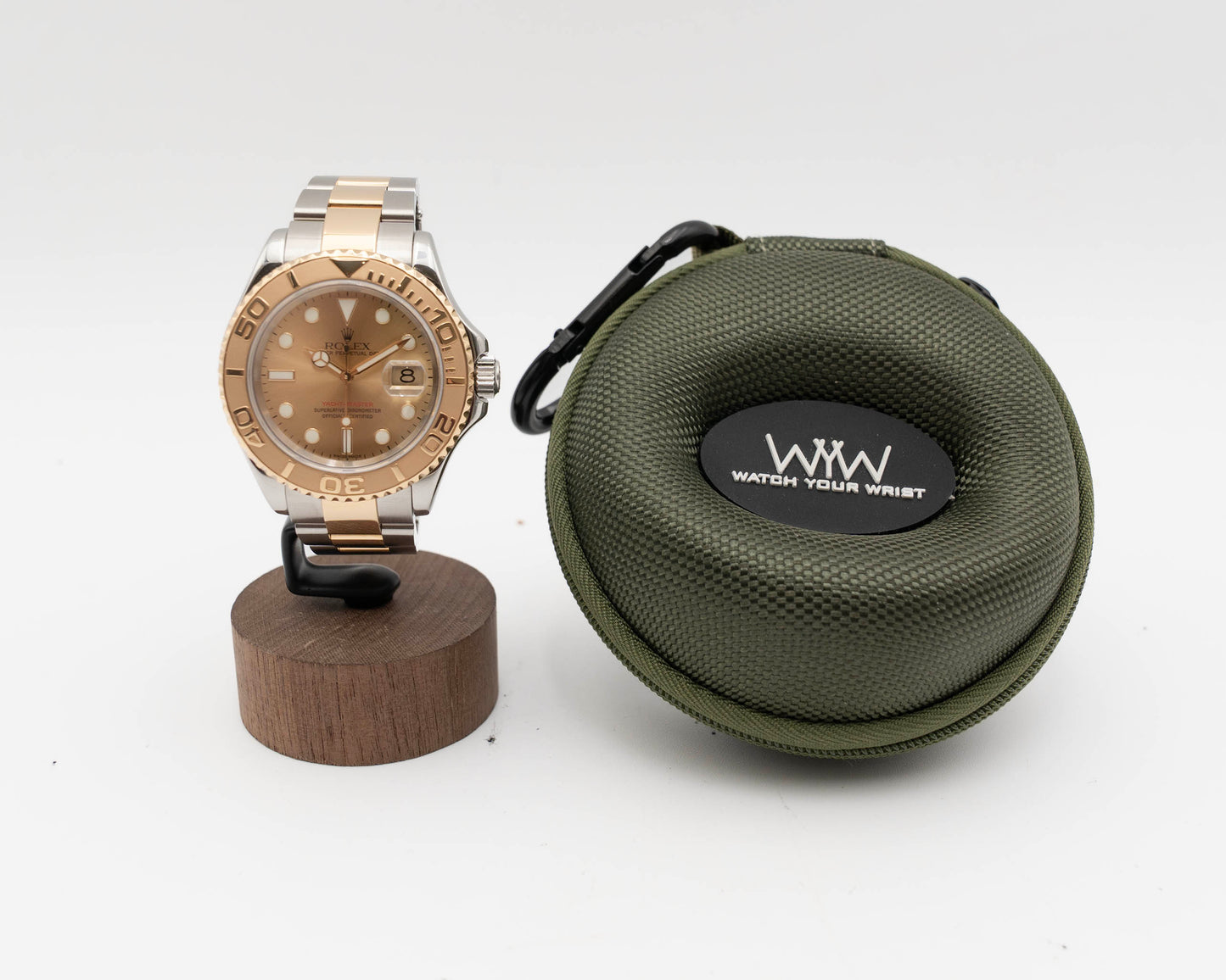 Rolex Yachtmaster 40mm 16623 Champagne Dial Two Tone Yellow Gold