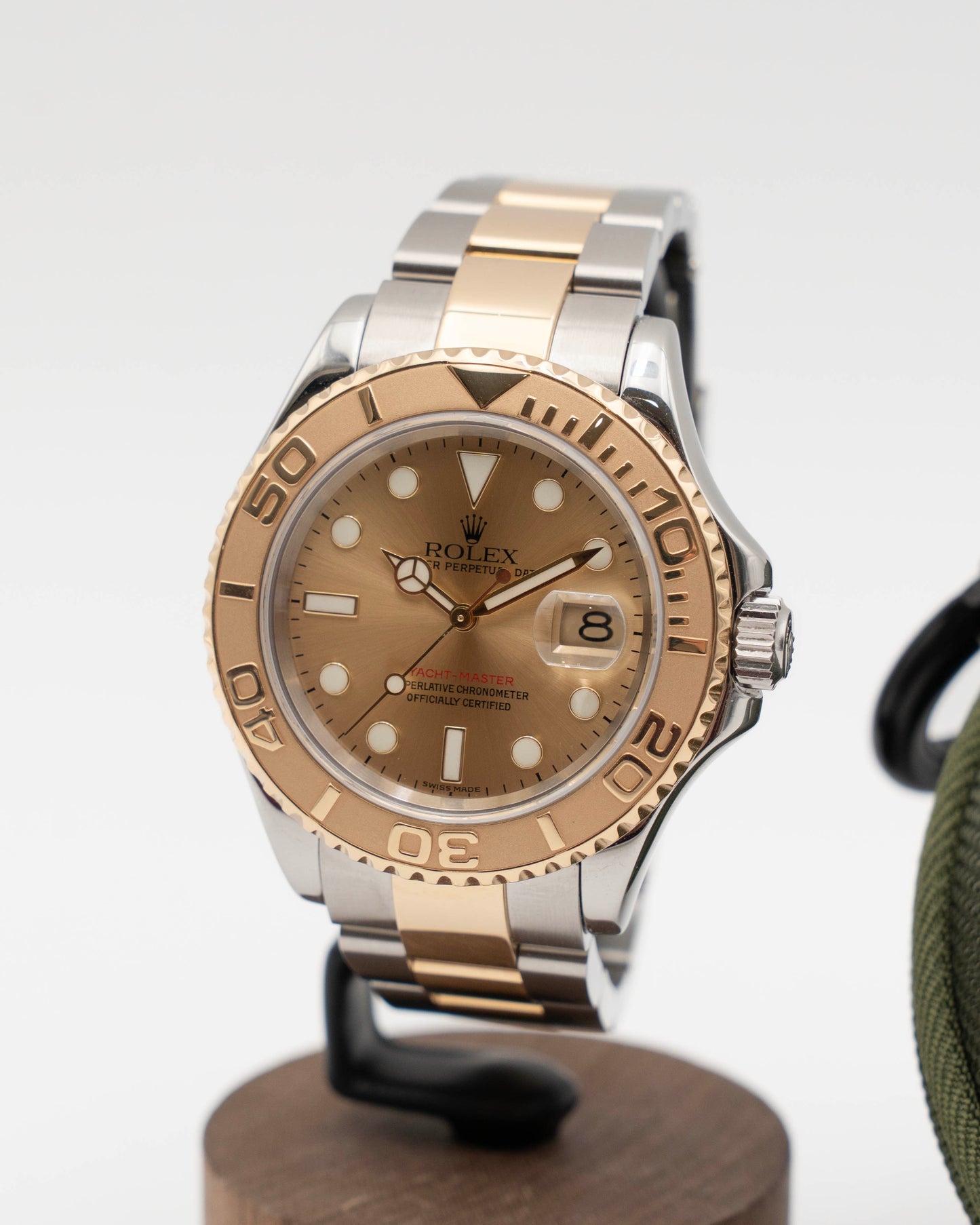 Rolex Yachtmaster 40mm 16623 Champagne Dial Two Tone Yellow Gold