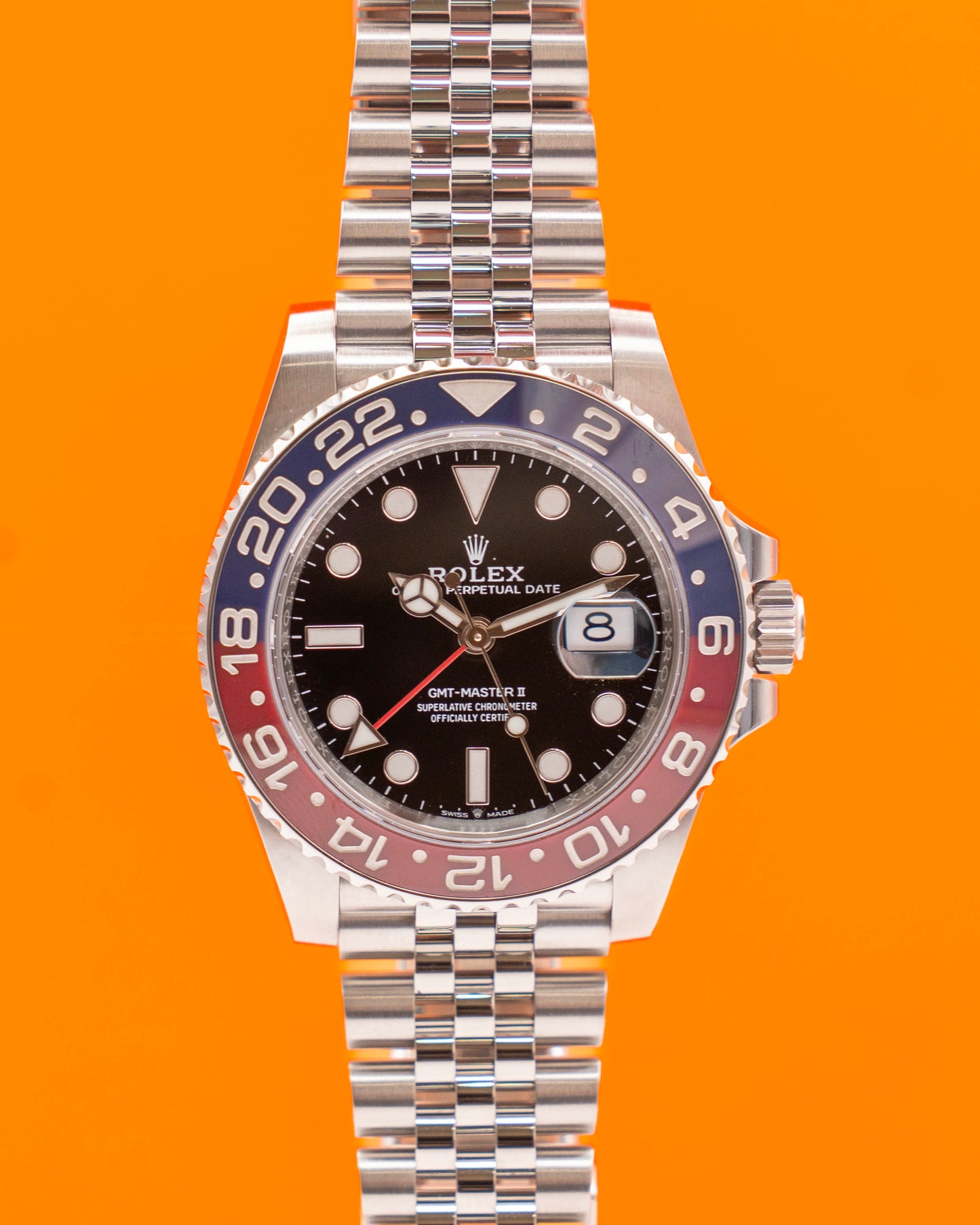 Rolex GMT Master II 40mm 126710BLRO Pepsi Jubilee 2024