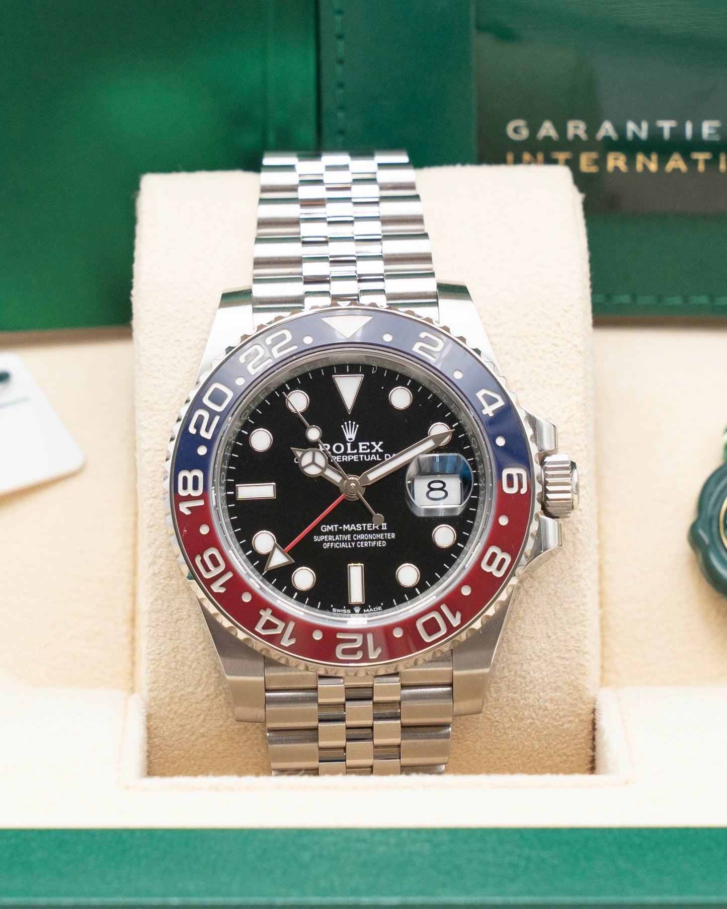 Rolex GMT Master II 40mm 126710BLRO Pepsi Jubilee 2024