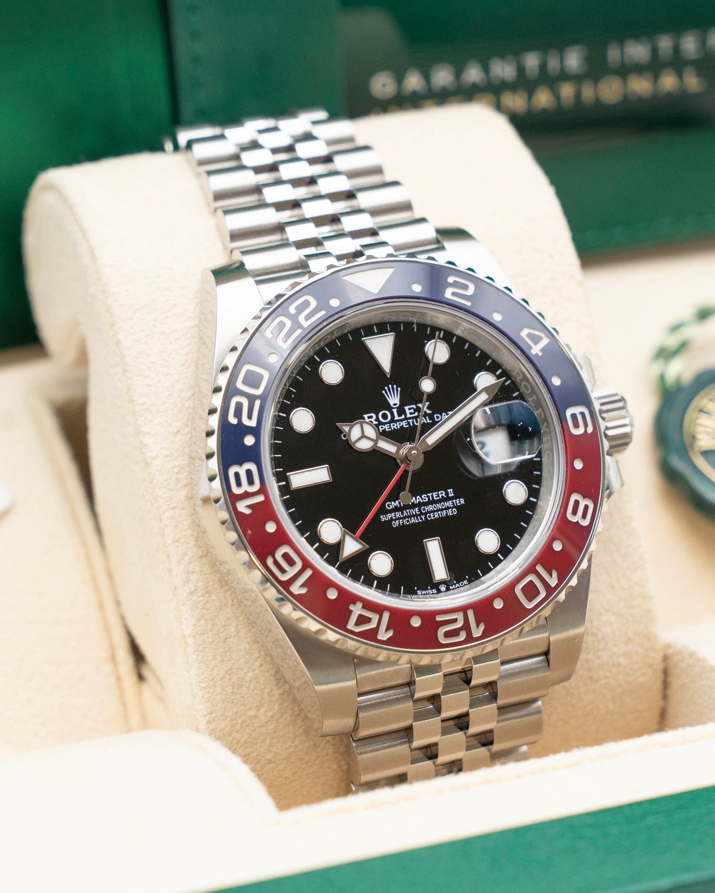 Rolex GMT Master II 40mm 126710BLRO Pepsi Jubilee 2024