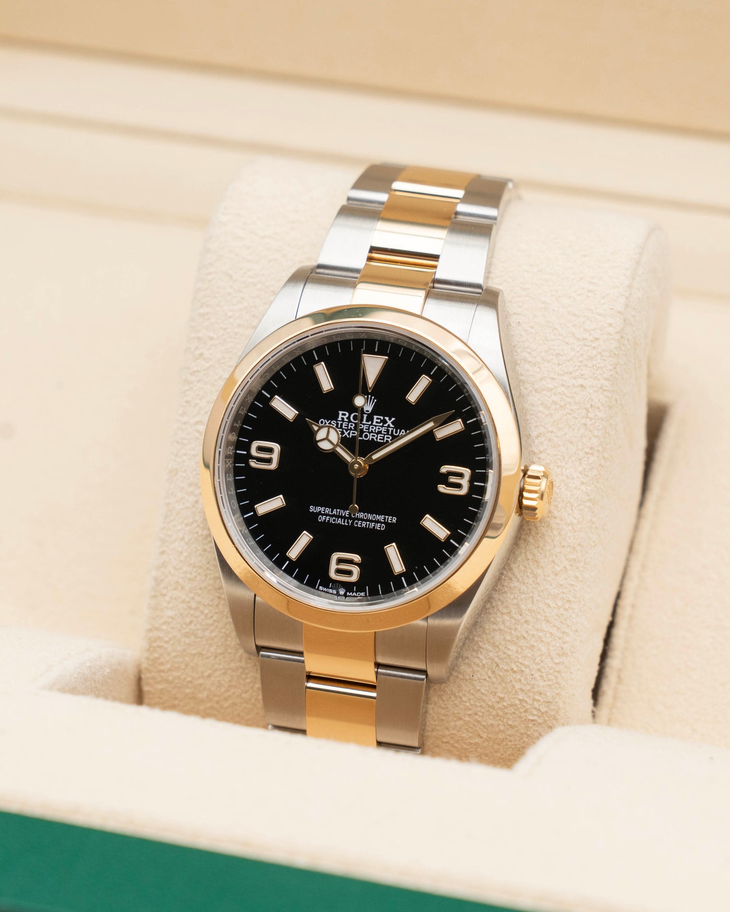 Rolex Explorer 36mm 124273 Two Tone Yellow Gold 2021