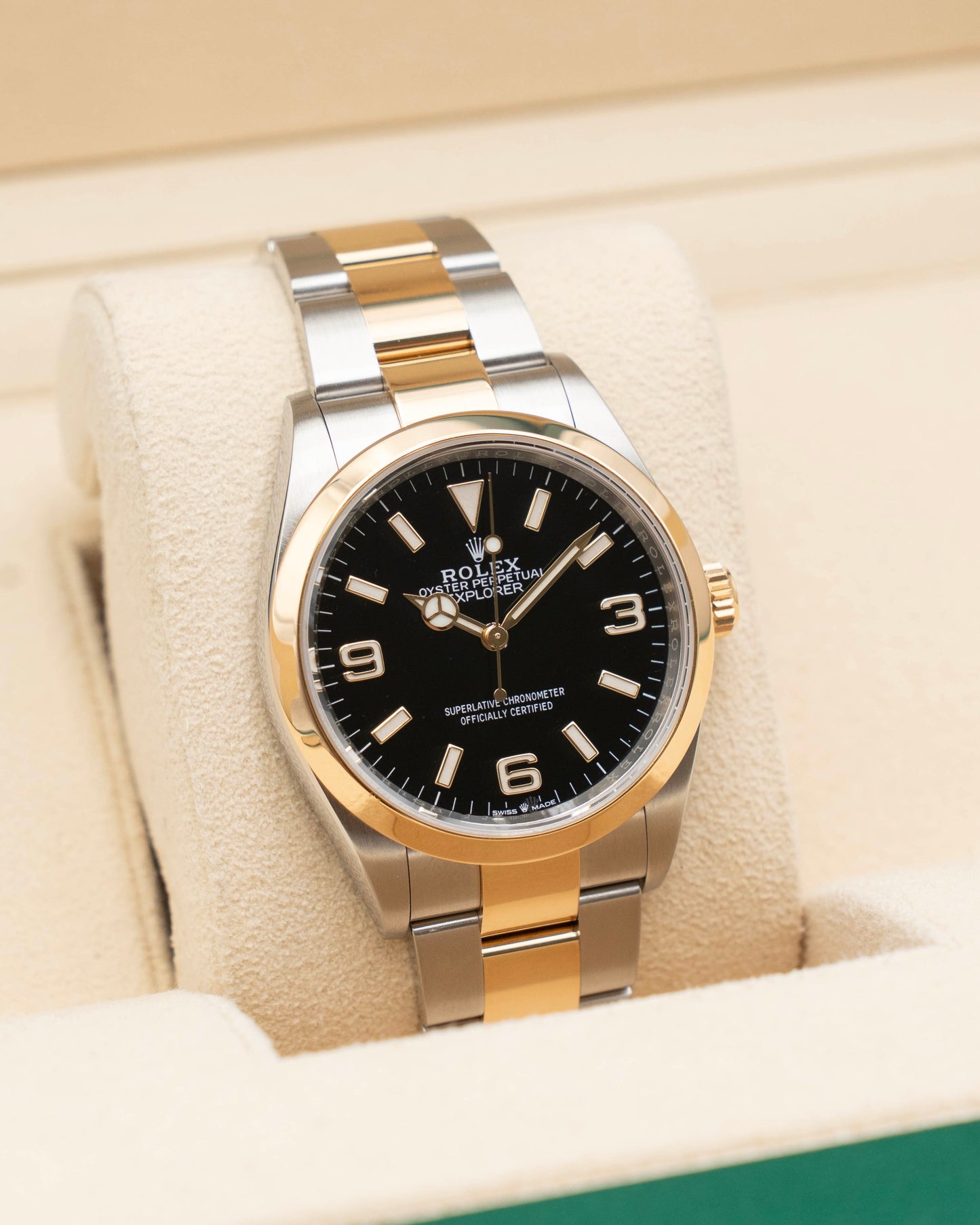 Rolex Explorer 36mm 124273 Two Tone Yellow Gold 2021