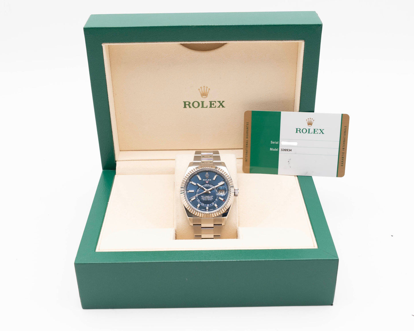 Rolex Skydweller 42mm 326934 Oyster Blue Dial 2019 (326934 bl)