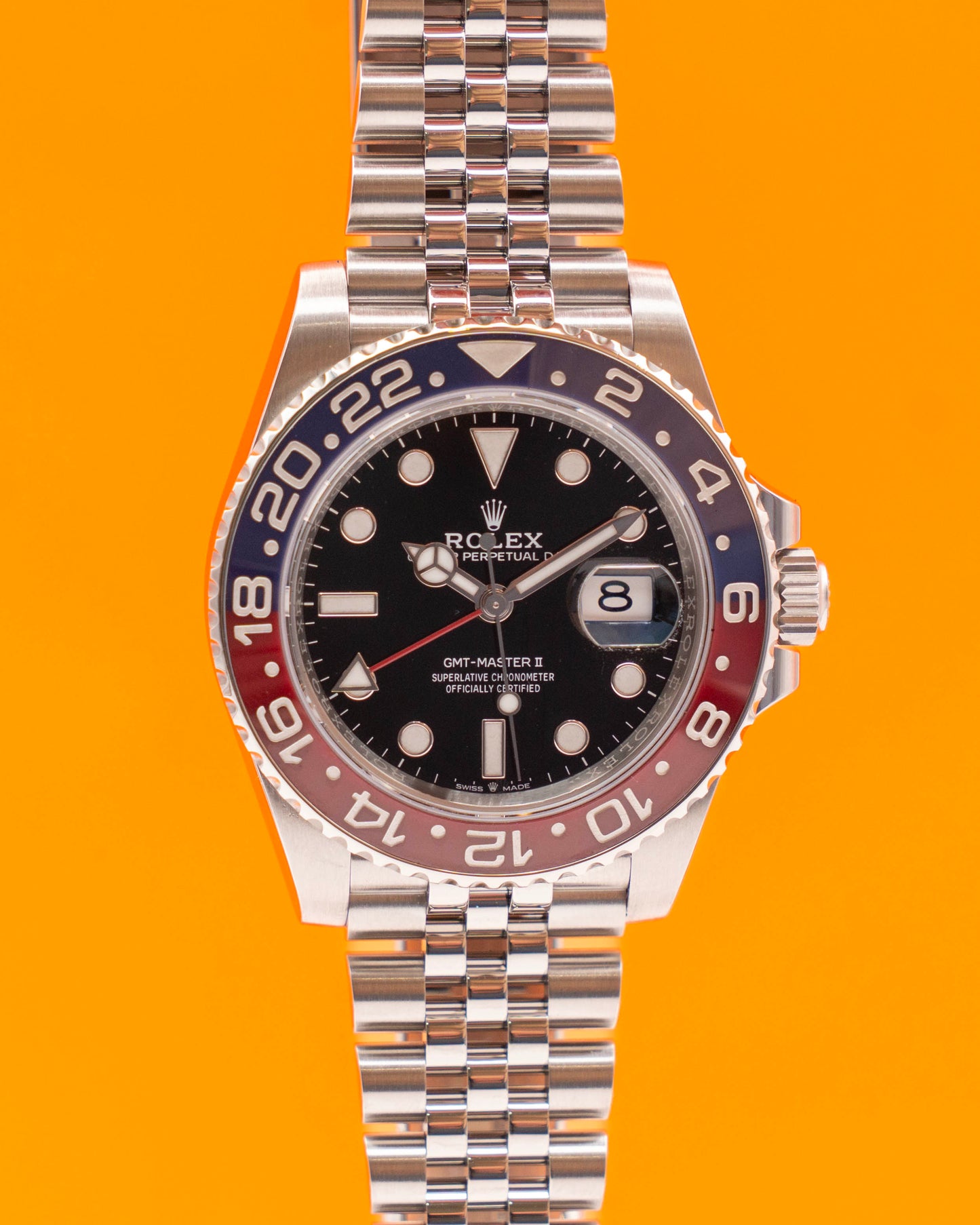 Rolex GMT Master II Pepsi 40mm 126710BLRO Jubilee 2023