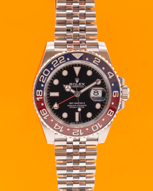 Rolex GMT Master II Pepsi 40mm 126710BLRO Jubilee 2023